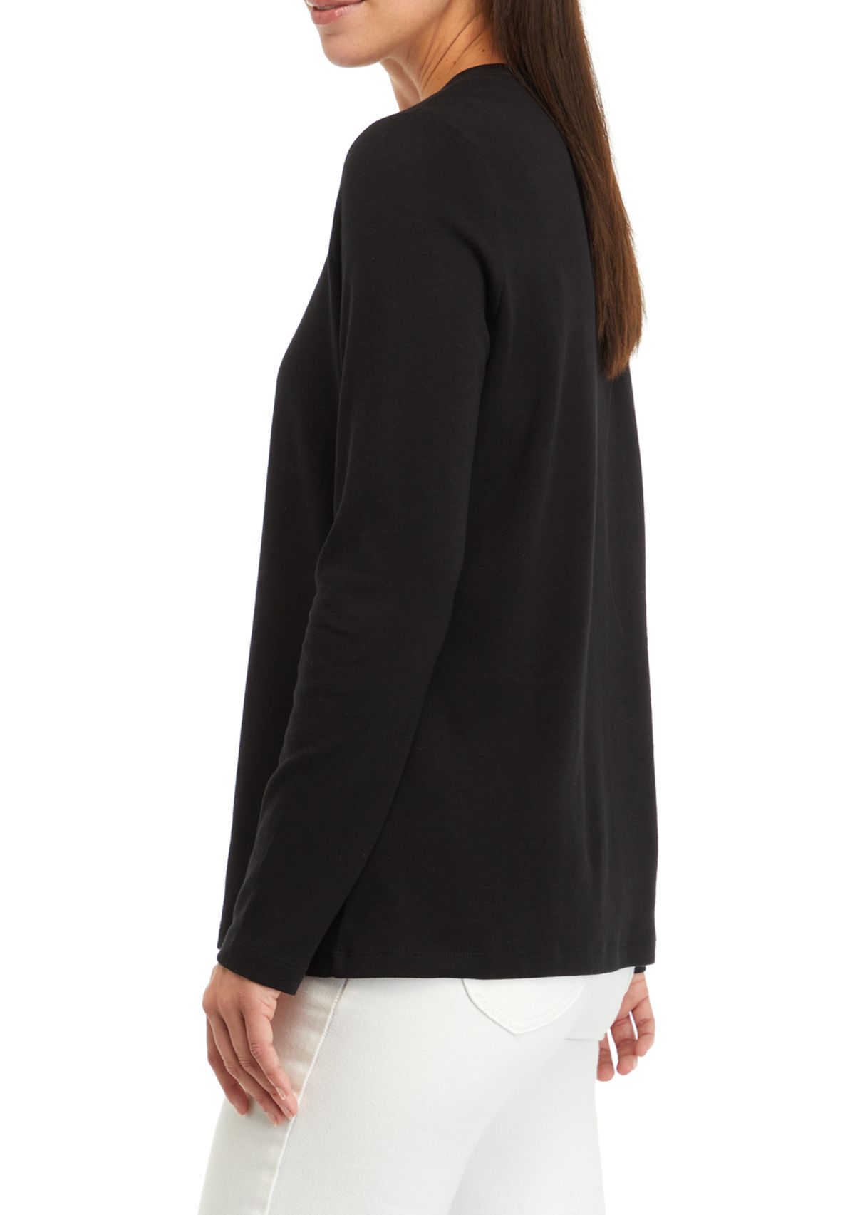 Womens Long Sleeve Crew Neck T-Shirt