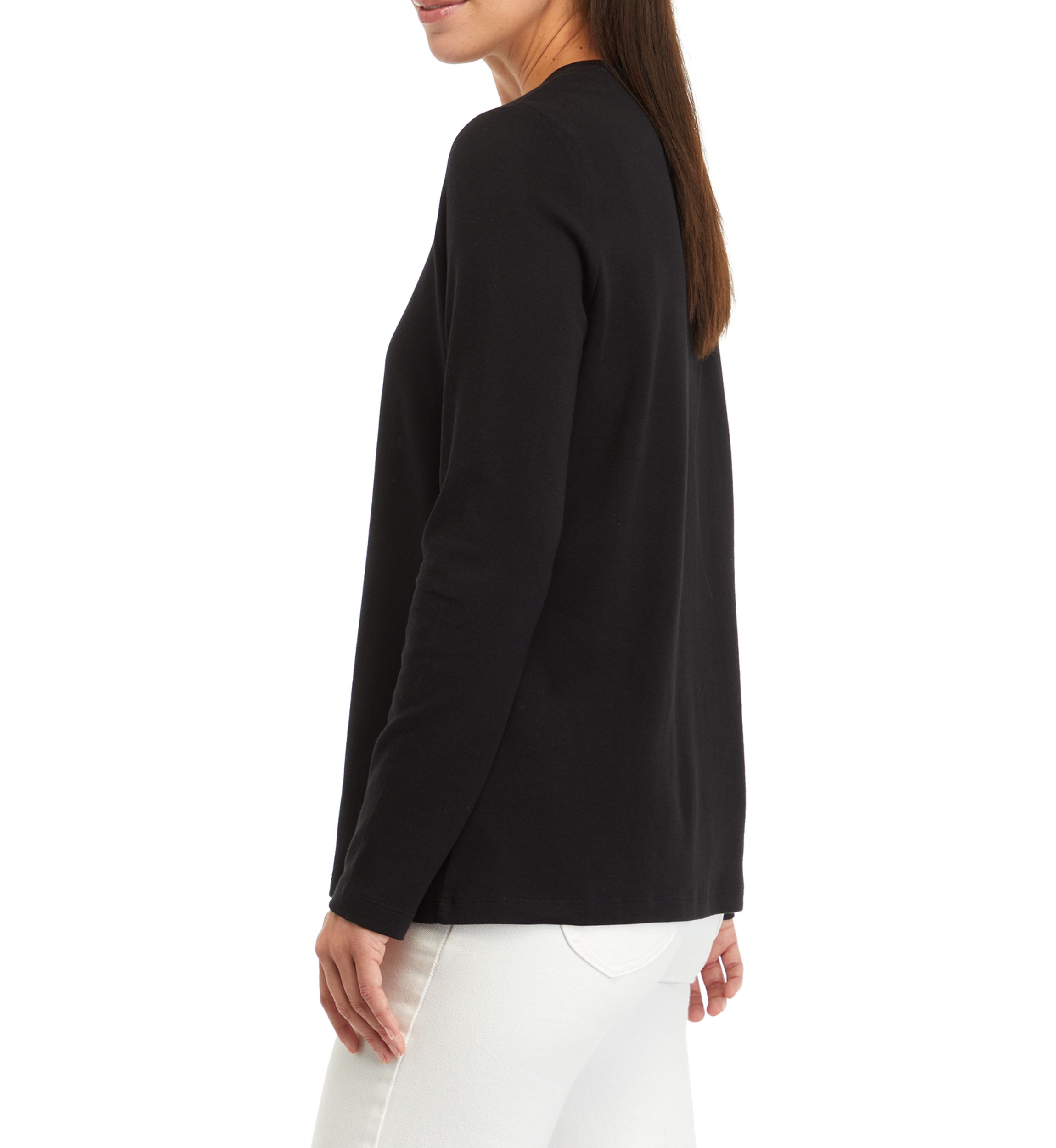 Womens Long Sleeve Crew Neck T-Shirt