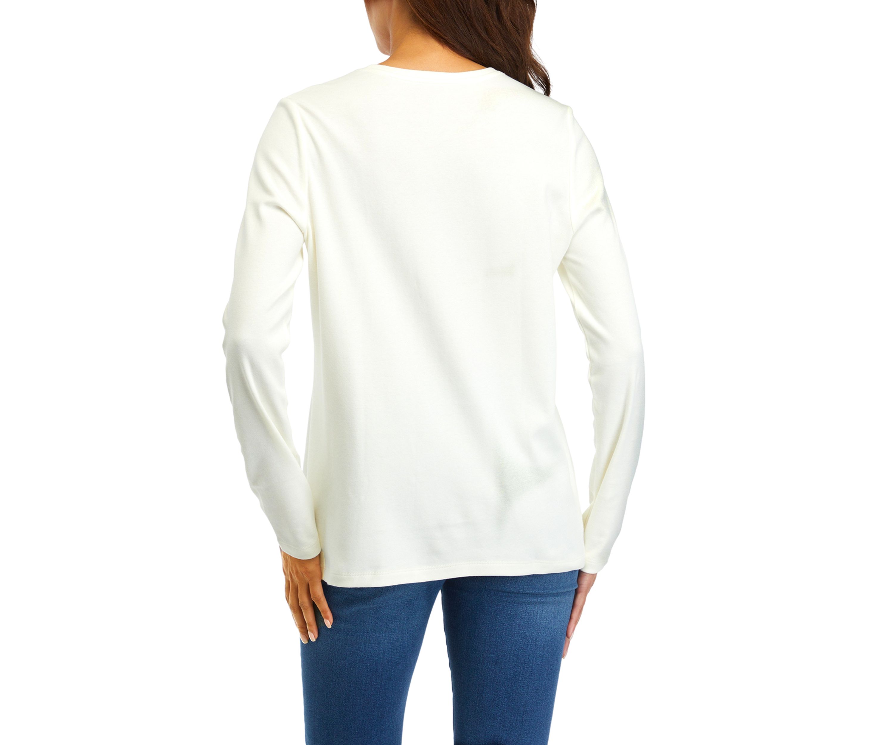Womens Long Sleeve Graphic T-Shirt