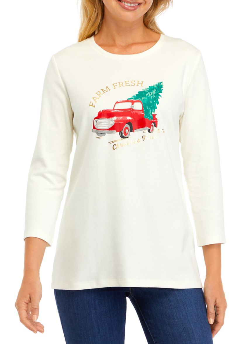 Womens Farm Fresh Graphic T-Shirt