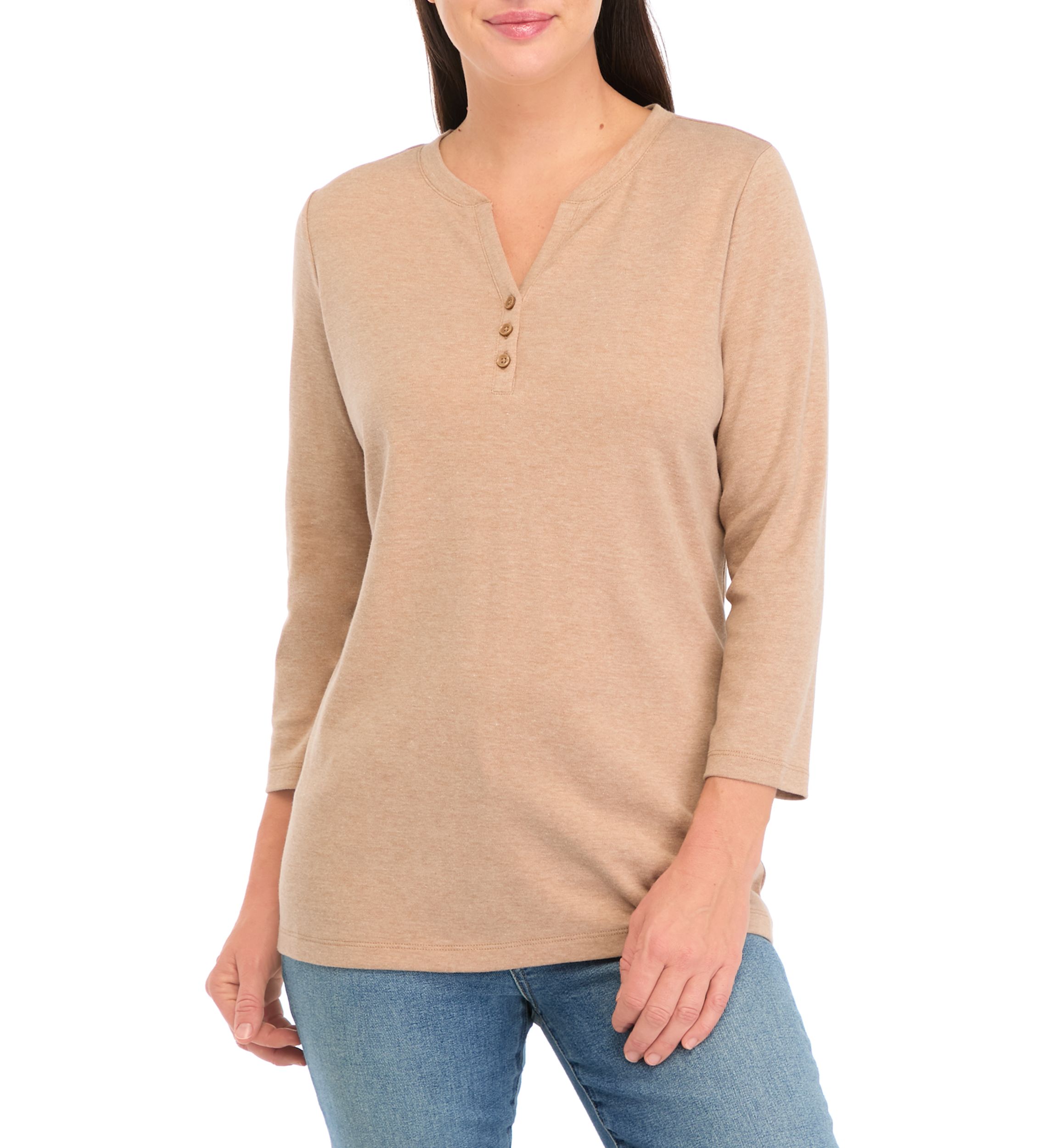 Womens Solid Heather T-Shirt