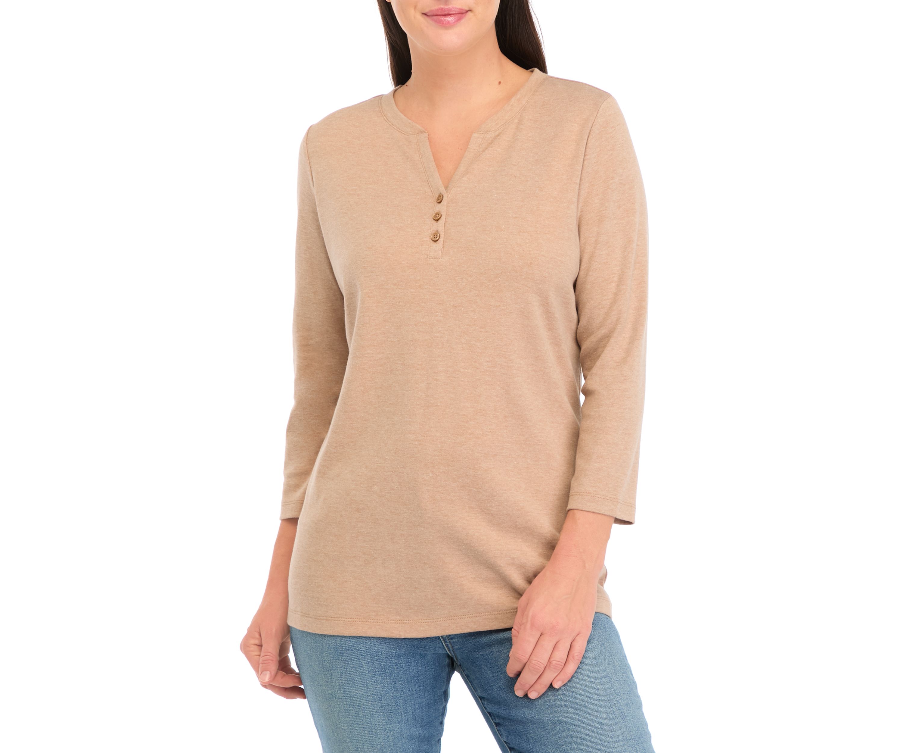 Womens Solid Heather T-Shirt
