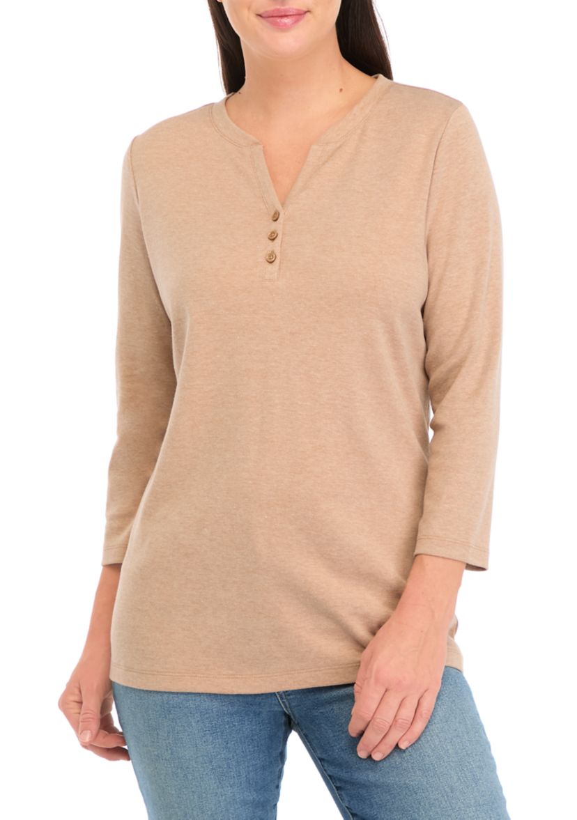 Womens Solid Heather T-Shirt