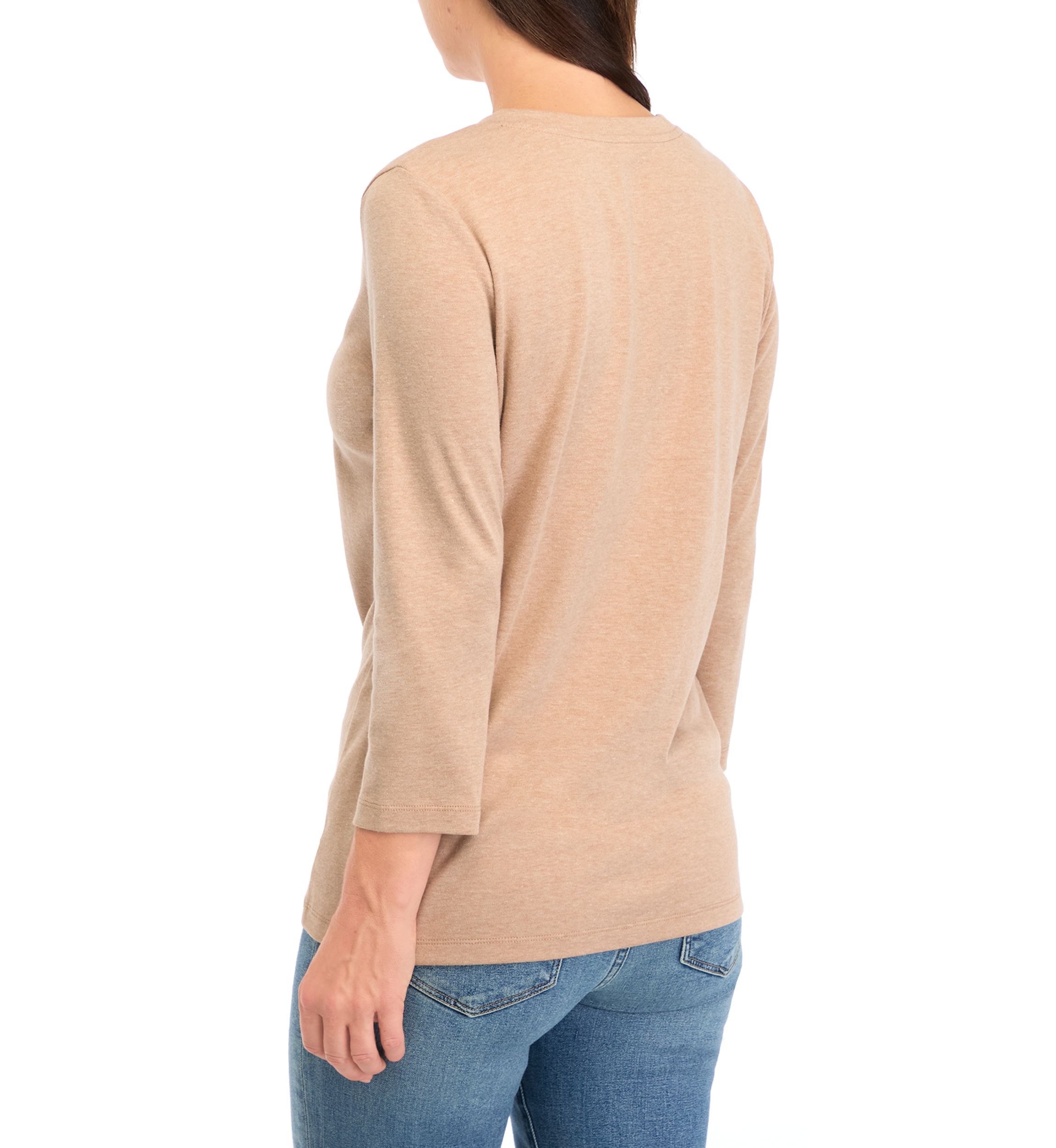 Womens Solid Heather T-Shirt
