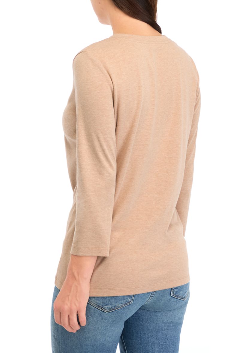 Womens Solid Heather T-Shirt