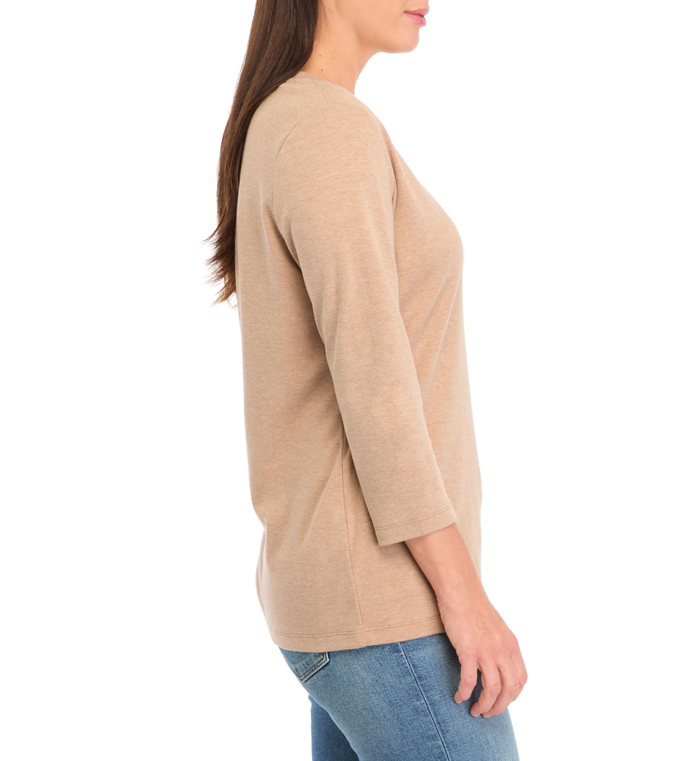 Womens Solid Heather T-Shirt