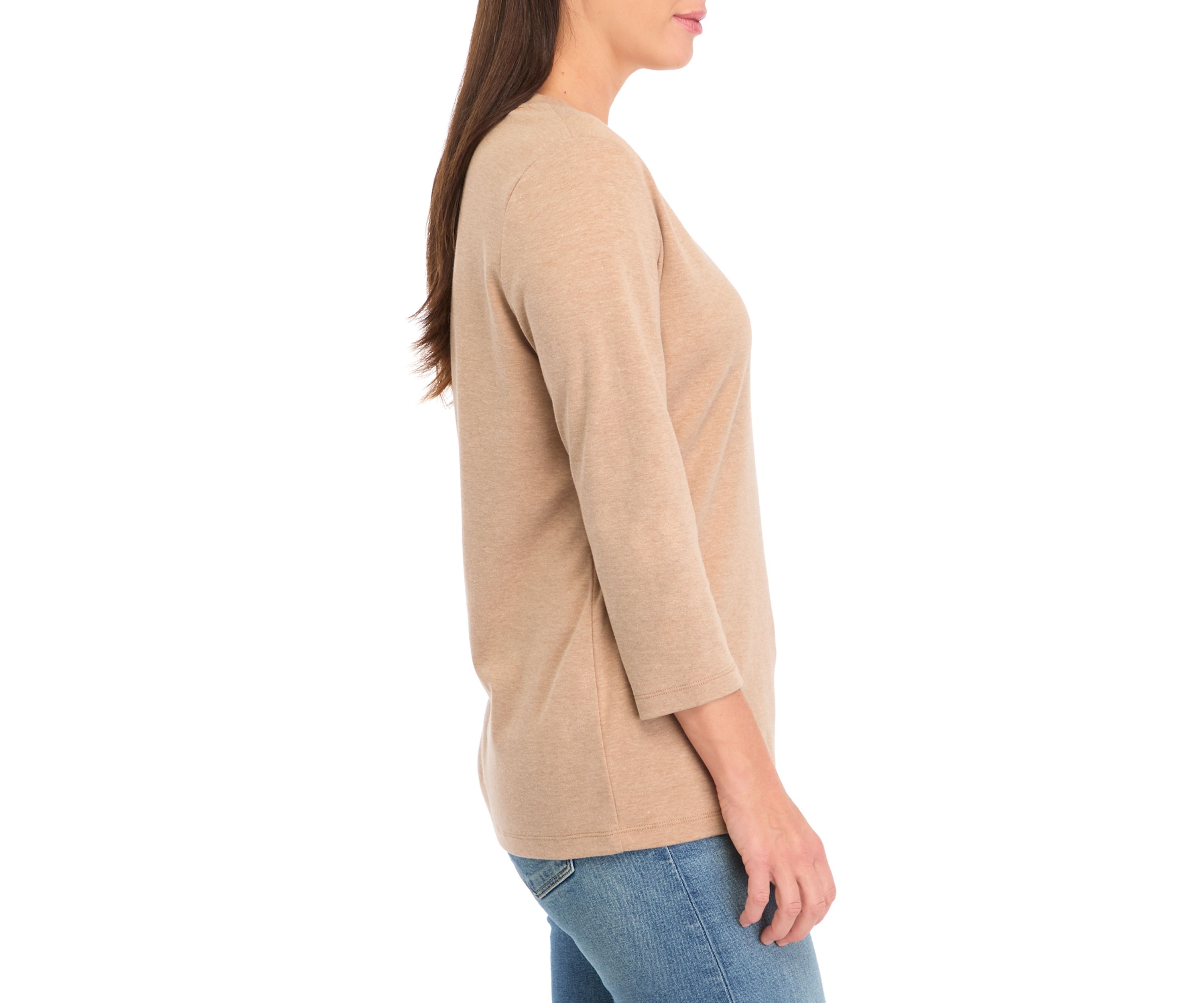 Womens Solid Heather T-Shirt
