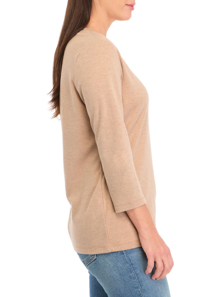 Womens Solid Heather T-Shirt