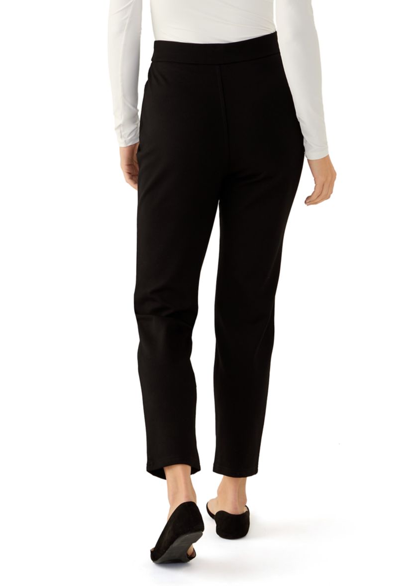 Womens Pull On Ponte Pants