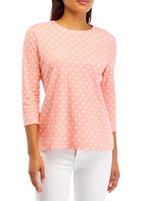 Buy Lucky Brand women graphic heather t shirt pink Online