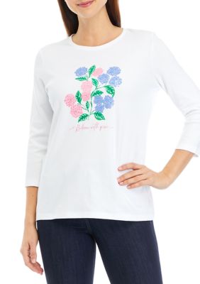 Kim Rogers Women's Valentine's Day Graphic T-Shirt, White, XXL