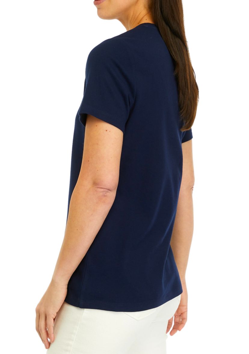 Womens Patriotic Graphic T-Shirt