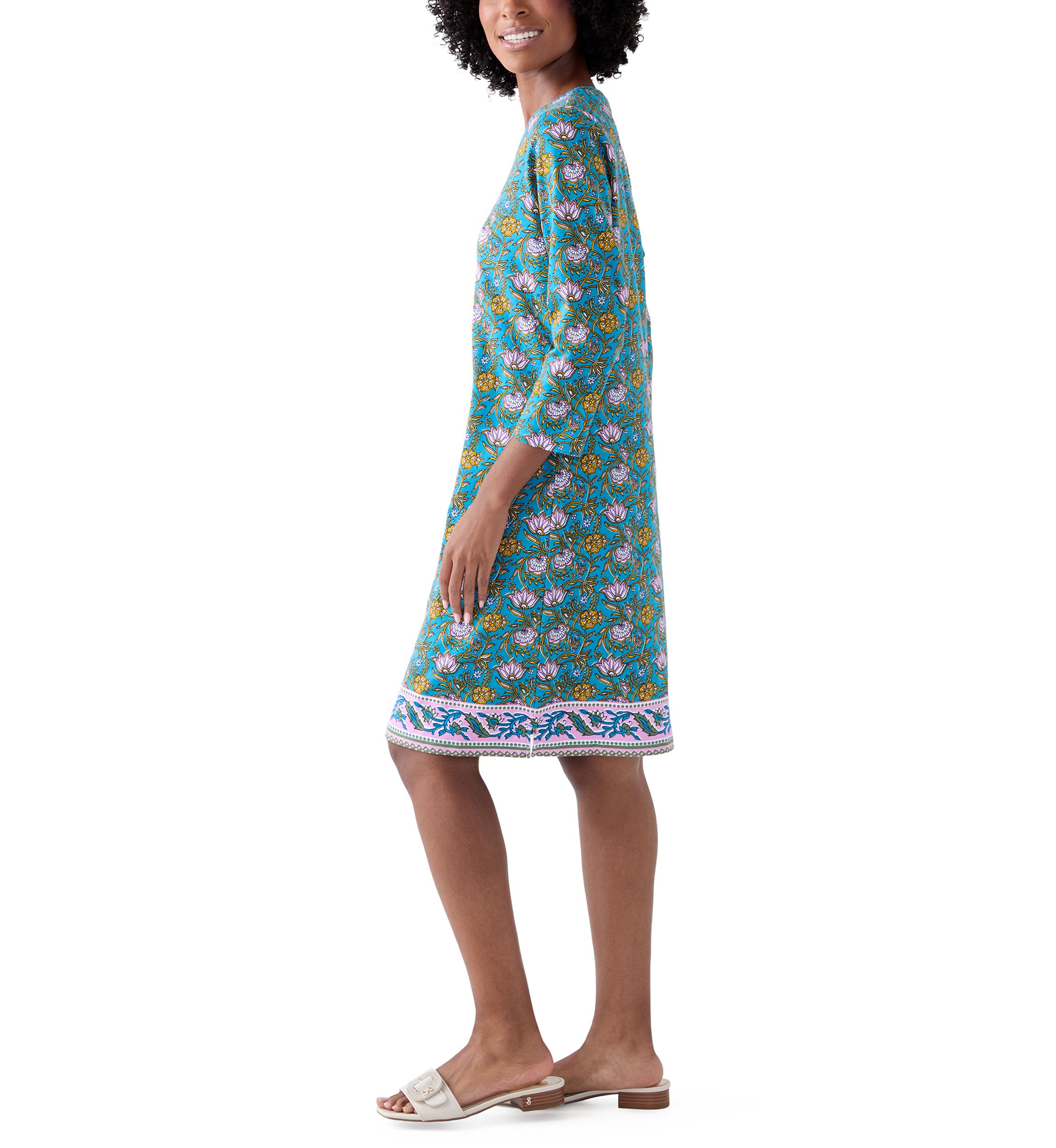 Womens Placement Printed Dress