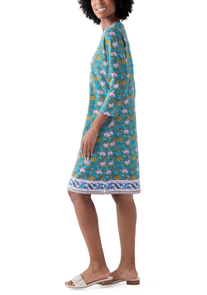 Womens Placement Printed Dress