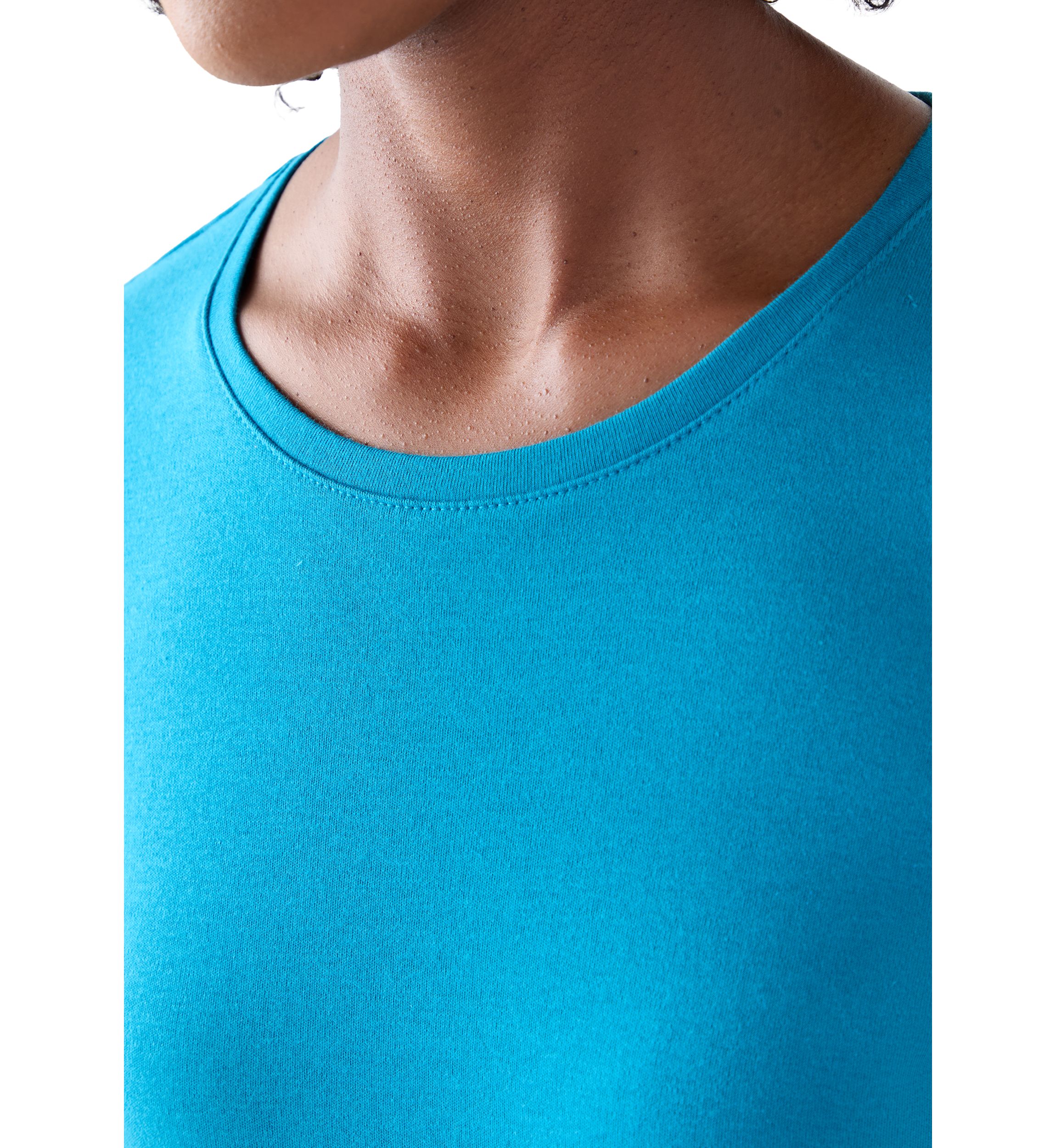 Womens 3/4 Sleeve Crew Neck T-Shirt