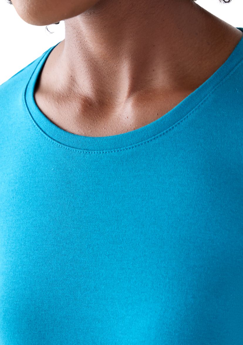 Womens 3/4 Sleeve Crew Neck T-Shirt