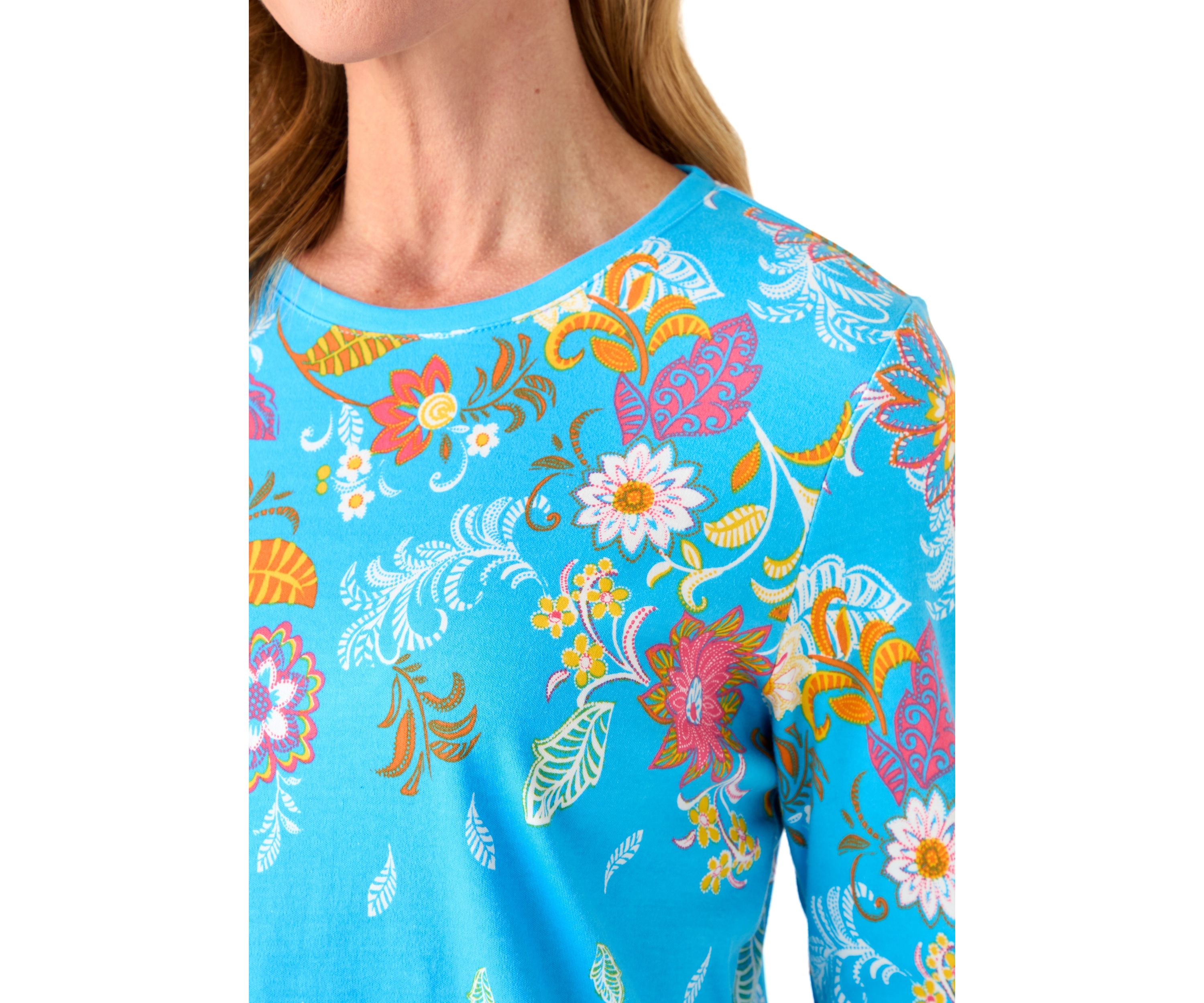 Womens Placement Printed Top