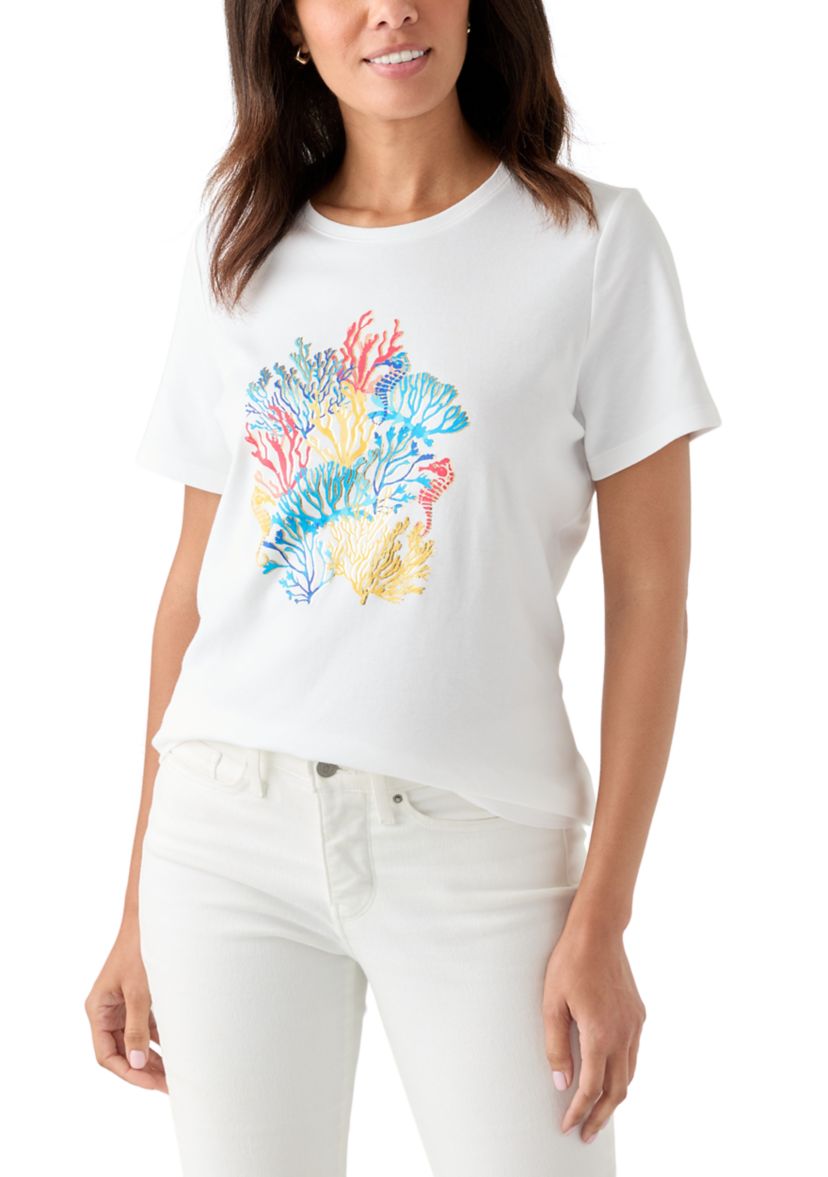 Womens Graphic Crew Neck T-Shirt