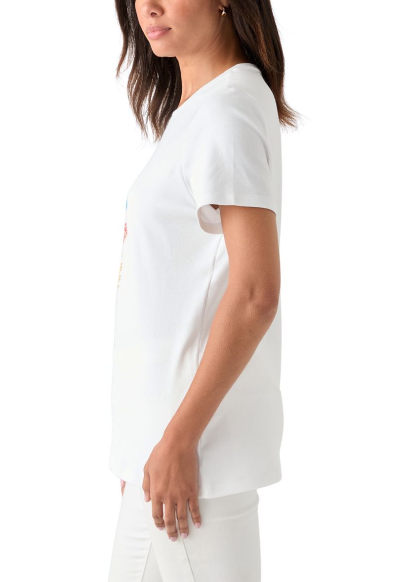 Womens Graphic Crew Neck T-Shirt