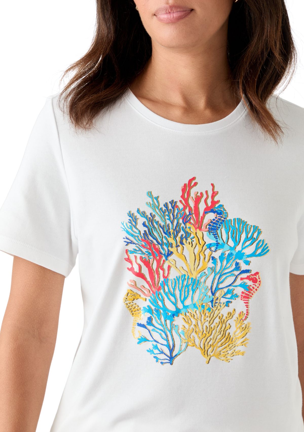 Womens Graphic Crew Neck T-Shirt
