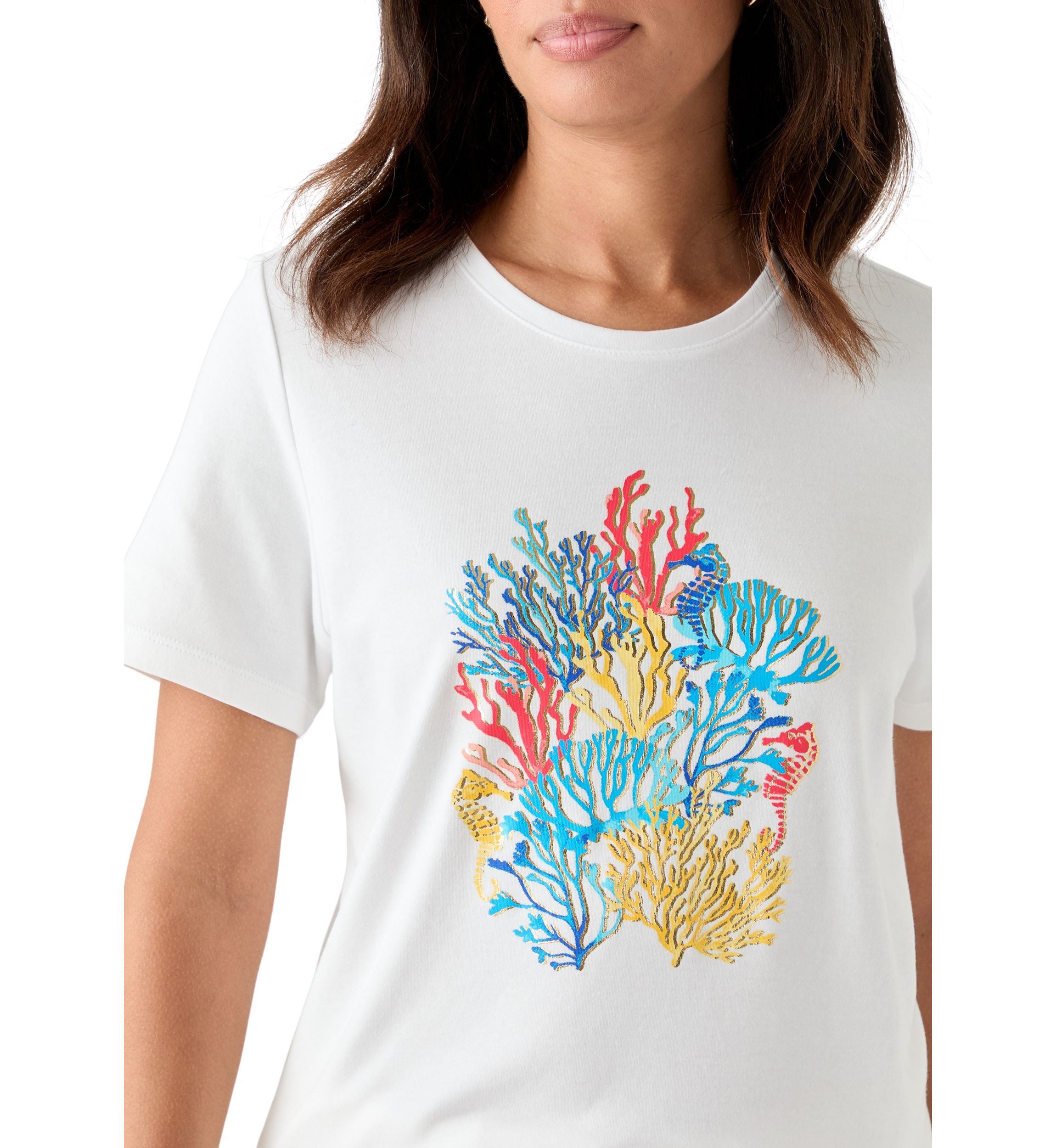 Womens Graphic Crew Neck T-Shirt