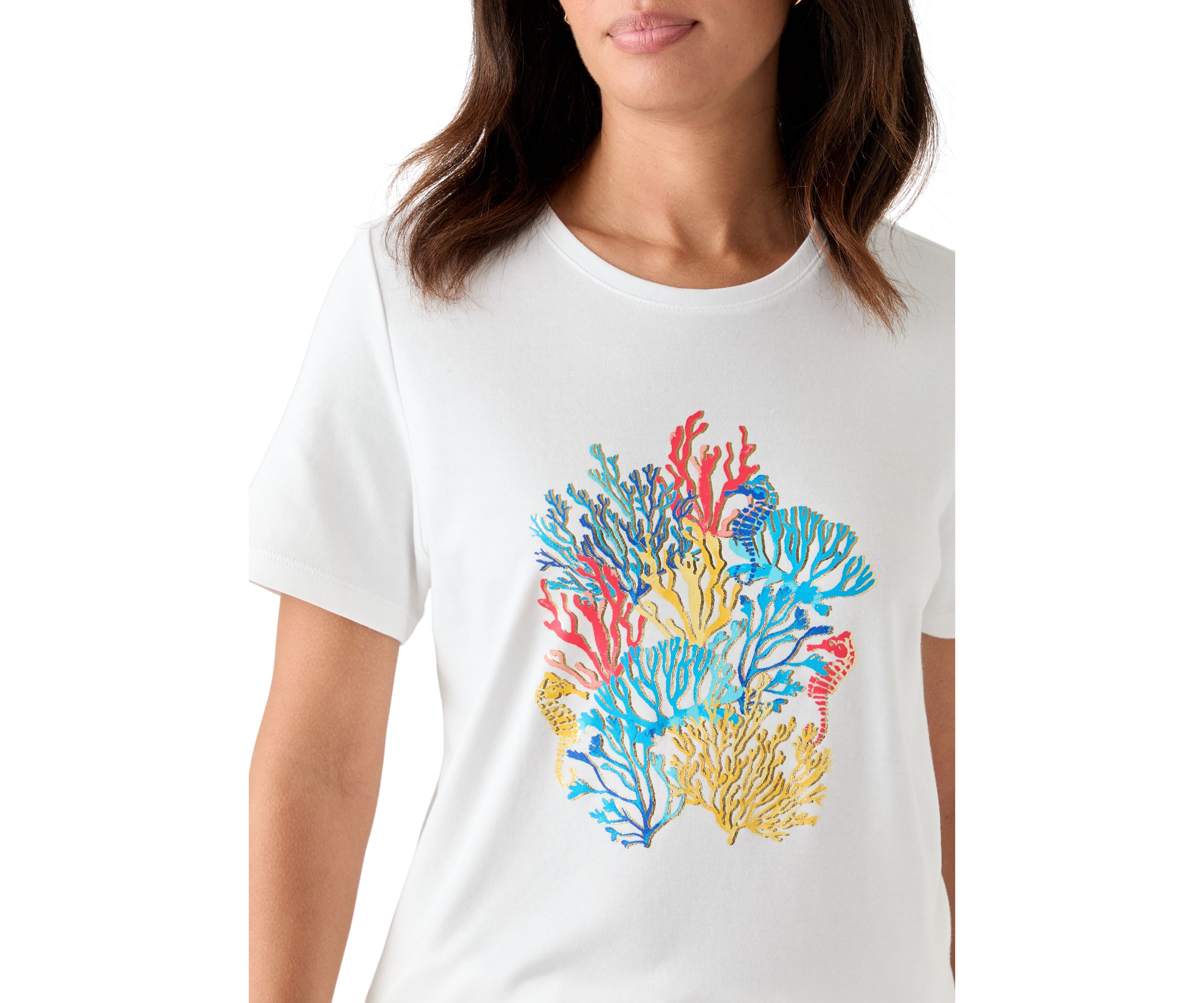 Womens Graphic Crew Neck T-Shirt
