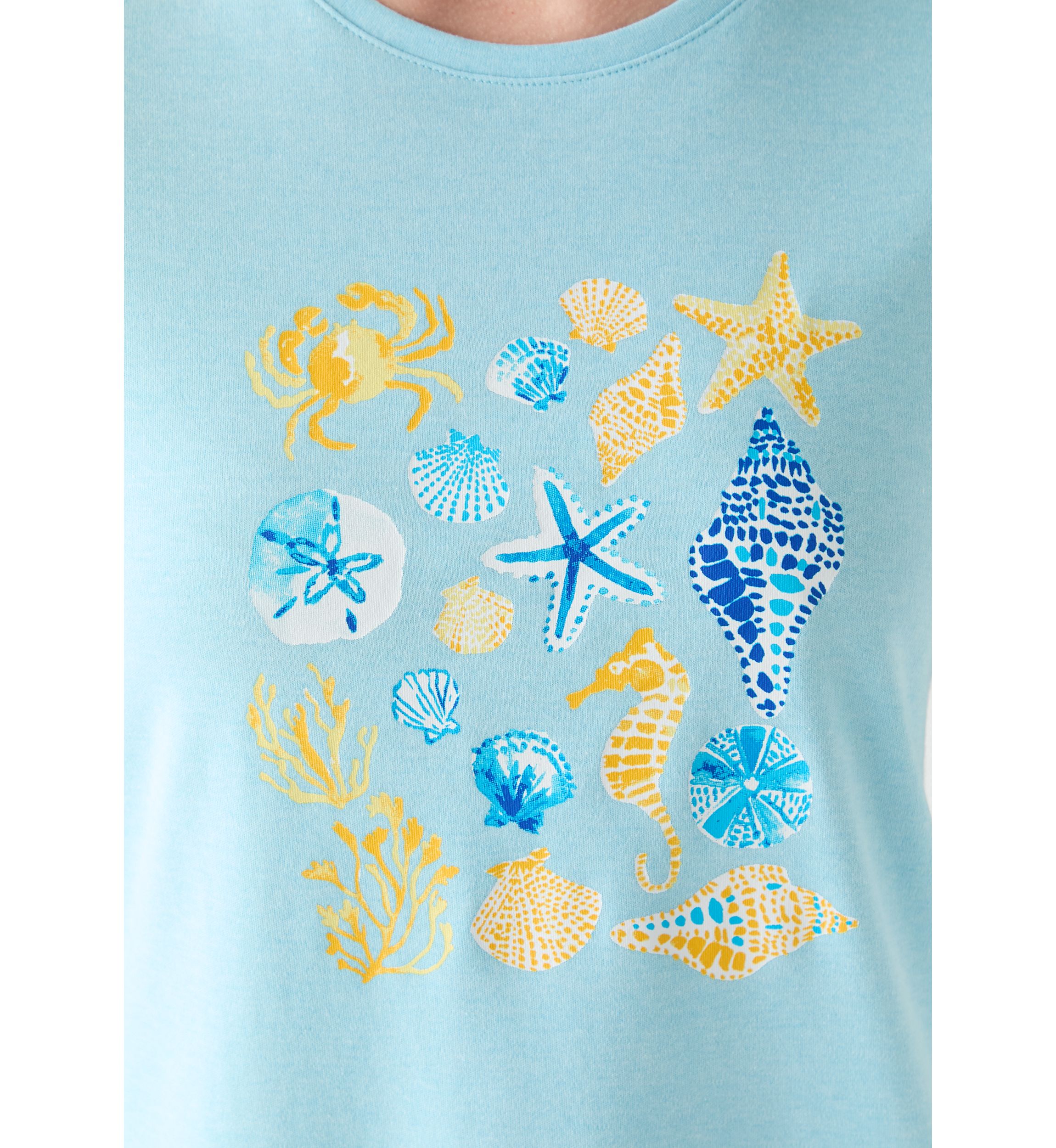 Womens Short Sleeve Crew Neck Graphic T-Shirt
