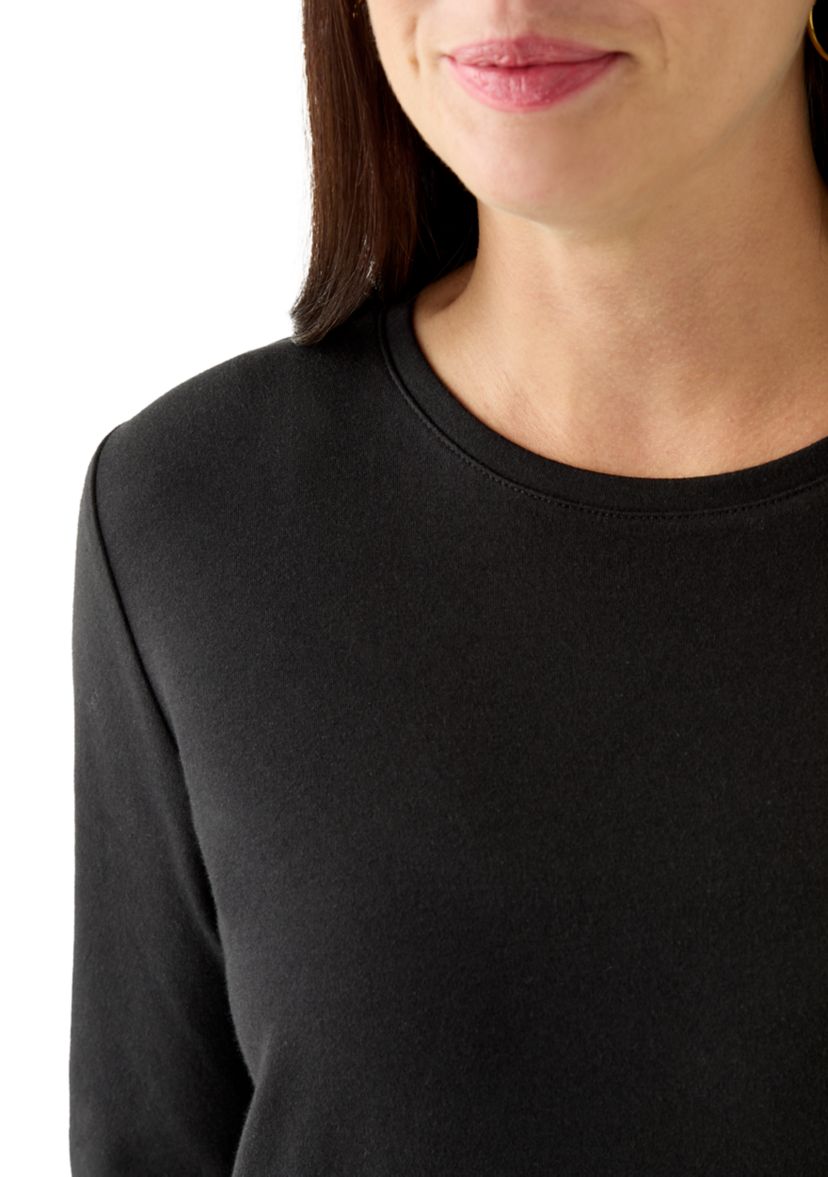 Womens Long Sleeve Crew Neck T-Shirt