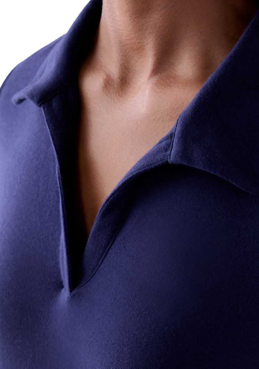 Womens Three-Quarter Sleeve Polo Tunic