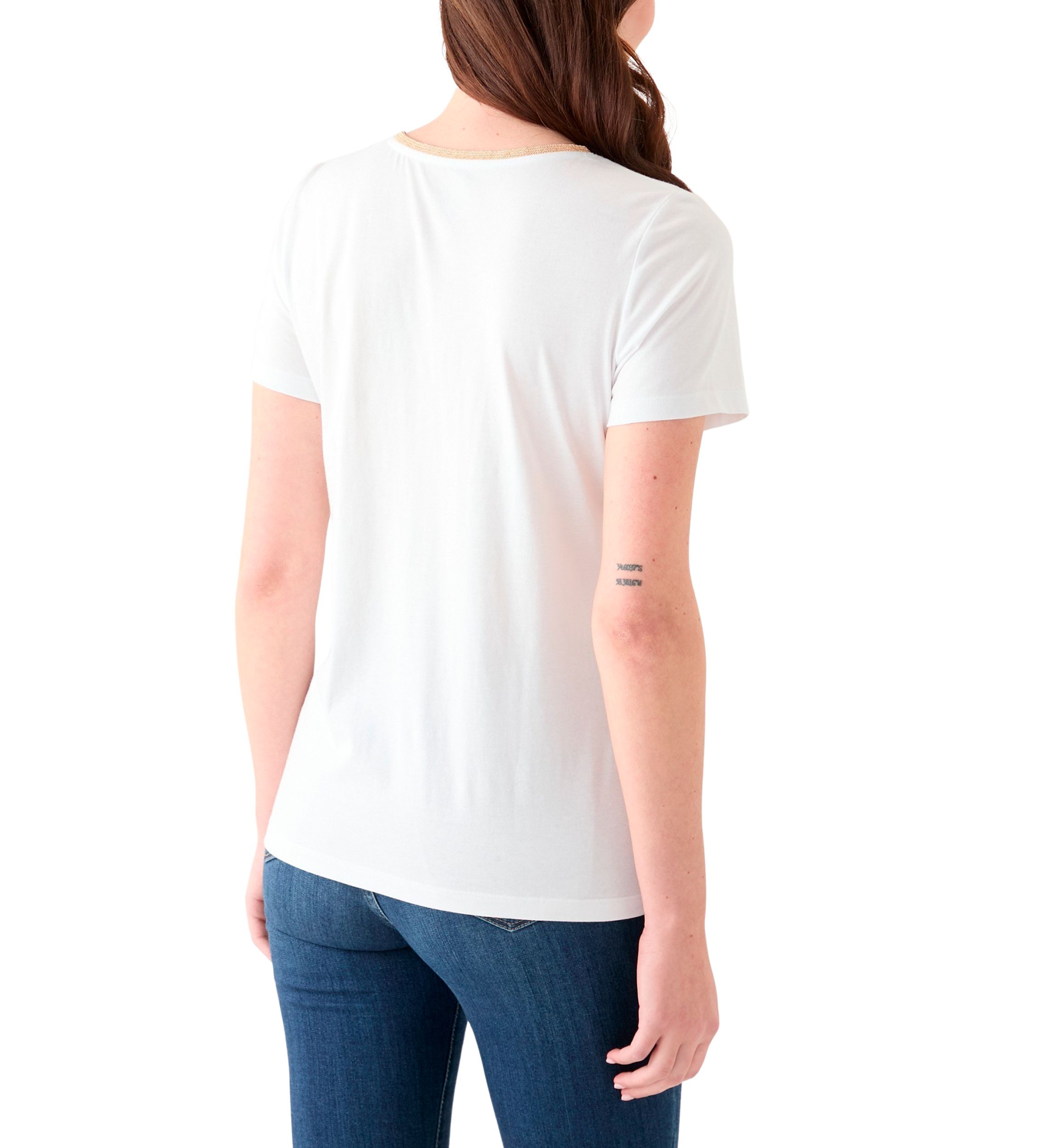 Womens Short Sleeve V-Neck T-Shirt