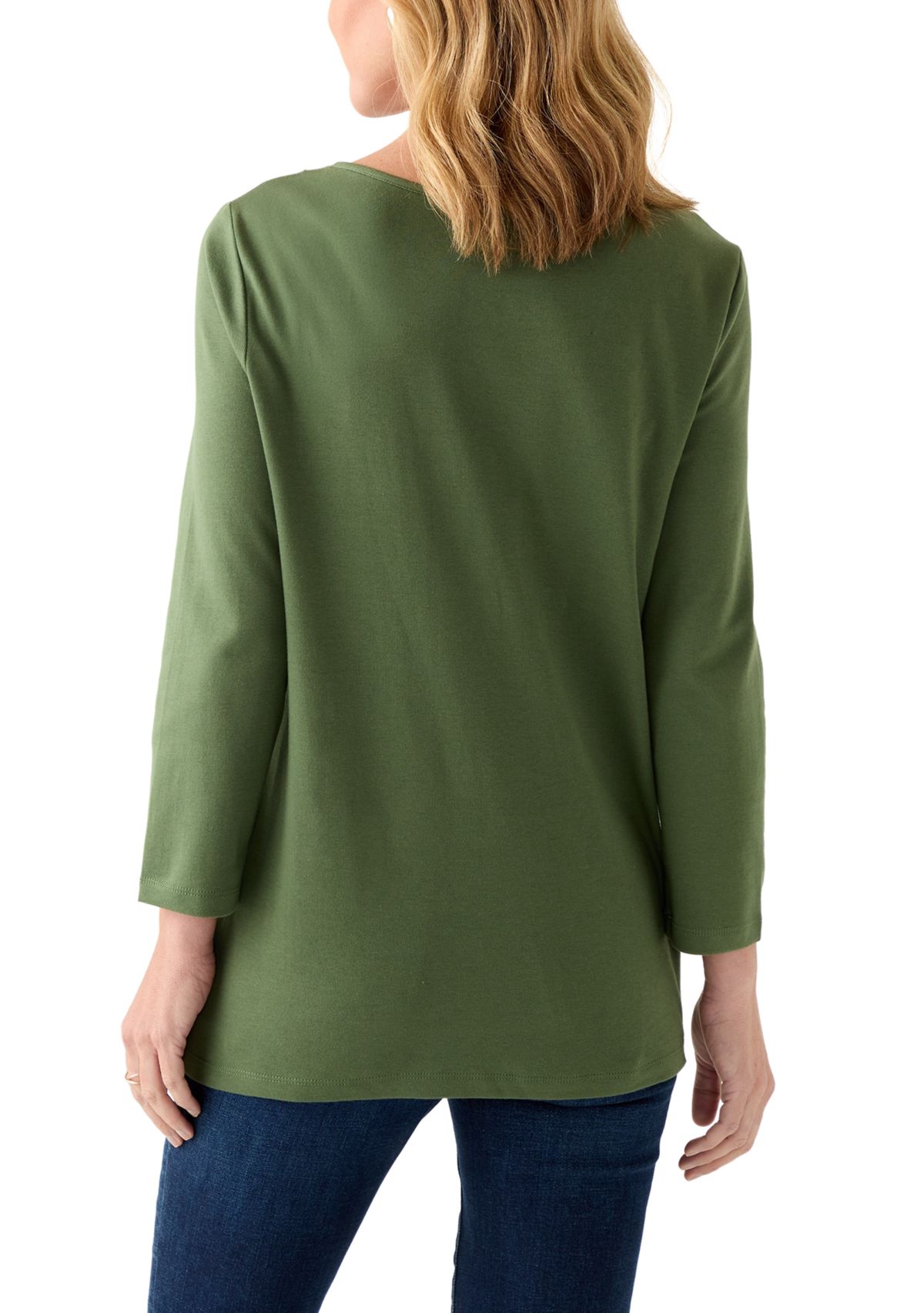 Womens Cutout Detail Top