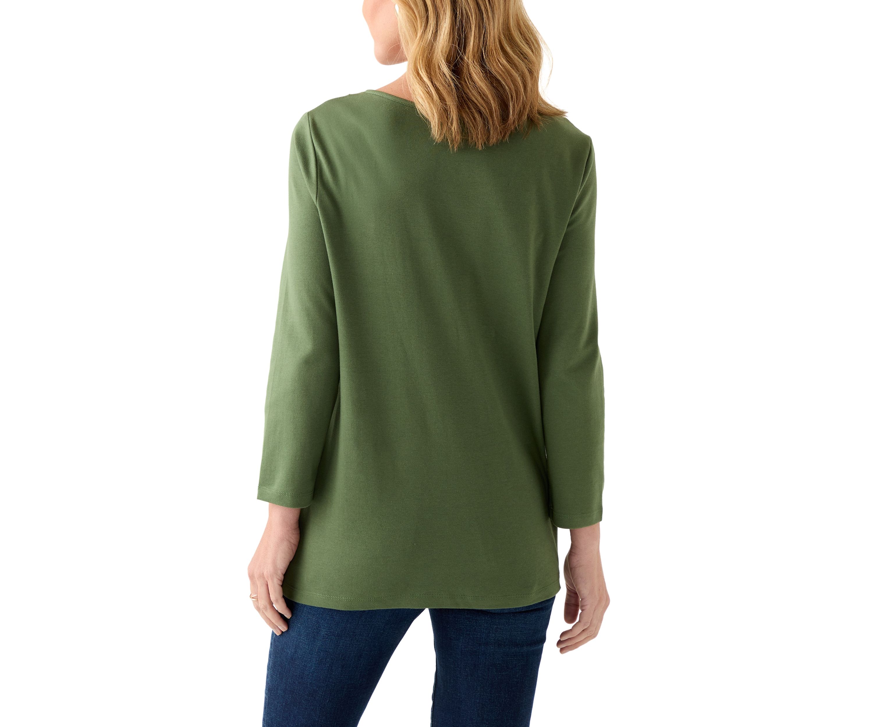 Womens Cutout Detail Top