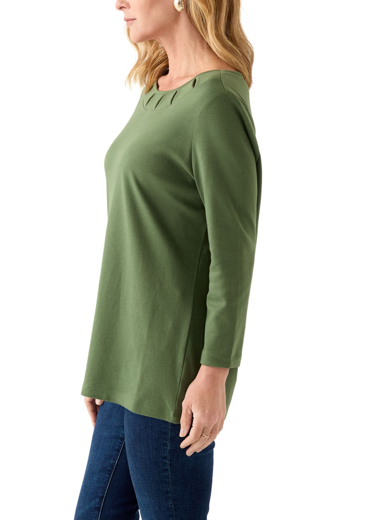 Womens Cutout Detail Top