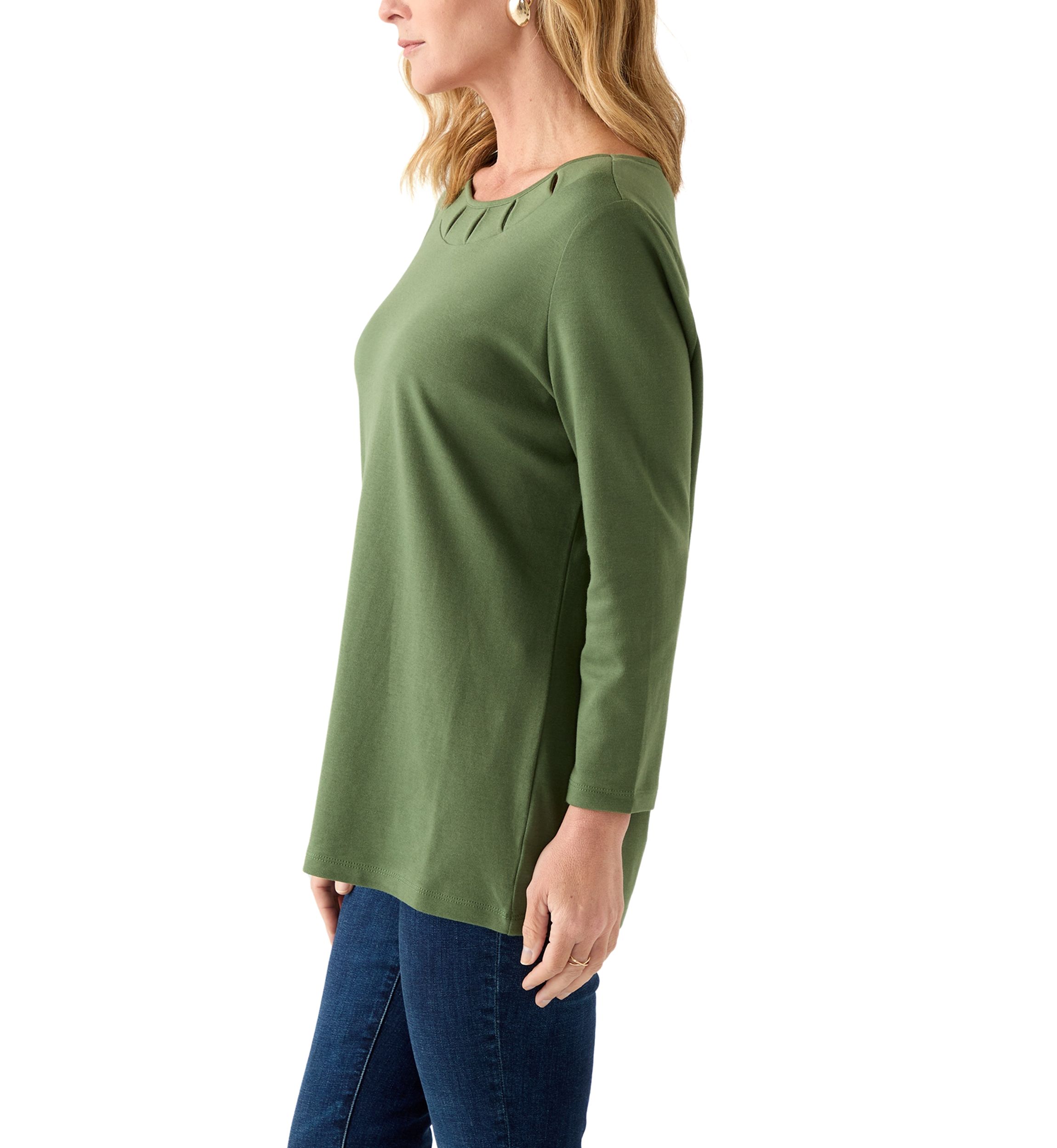 Womens Cutout Detail Top