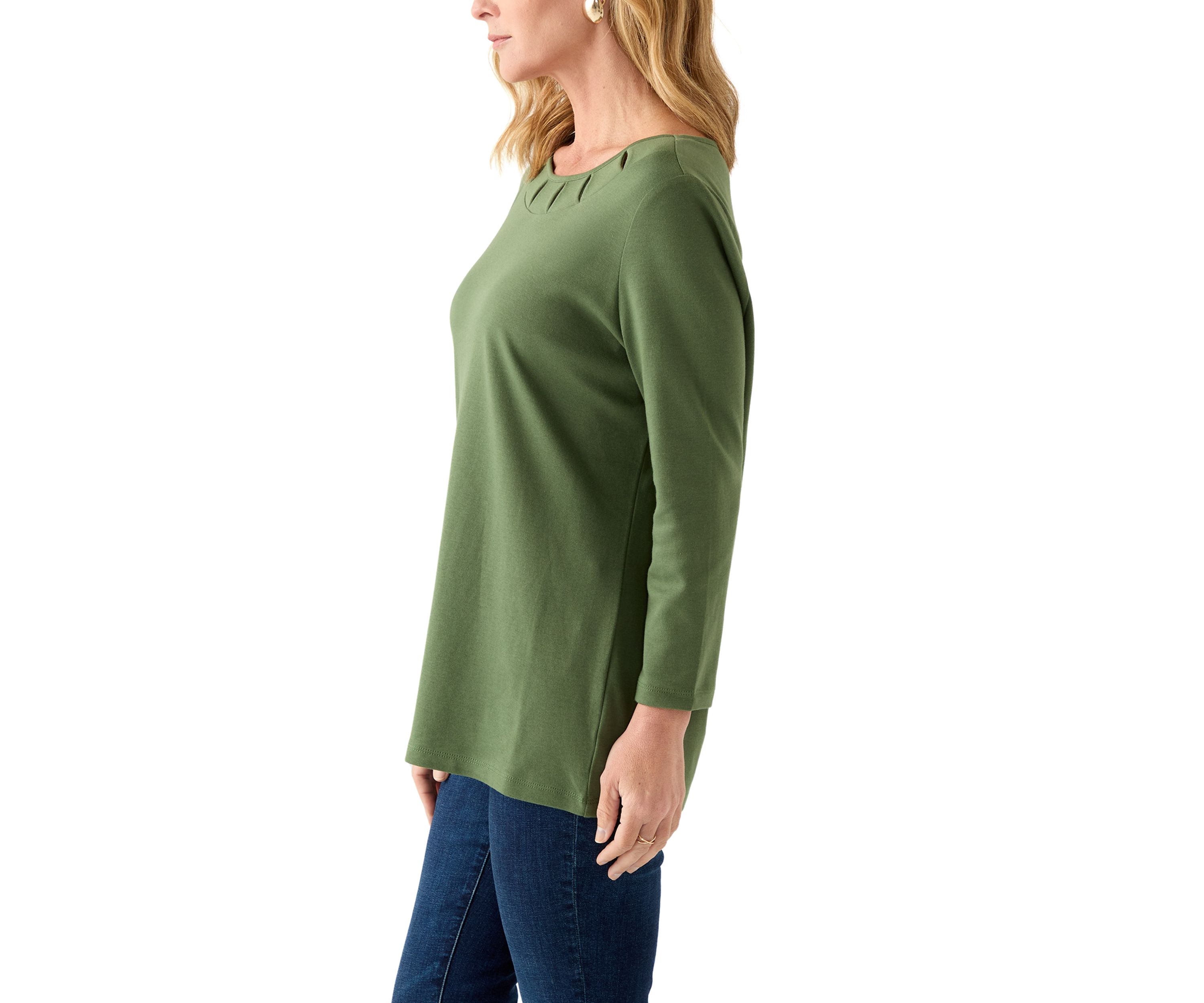 Womens Cutout Detail Top