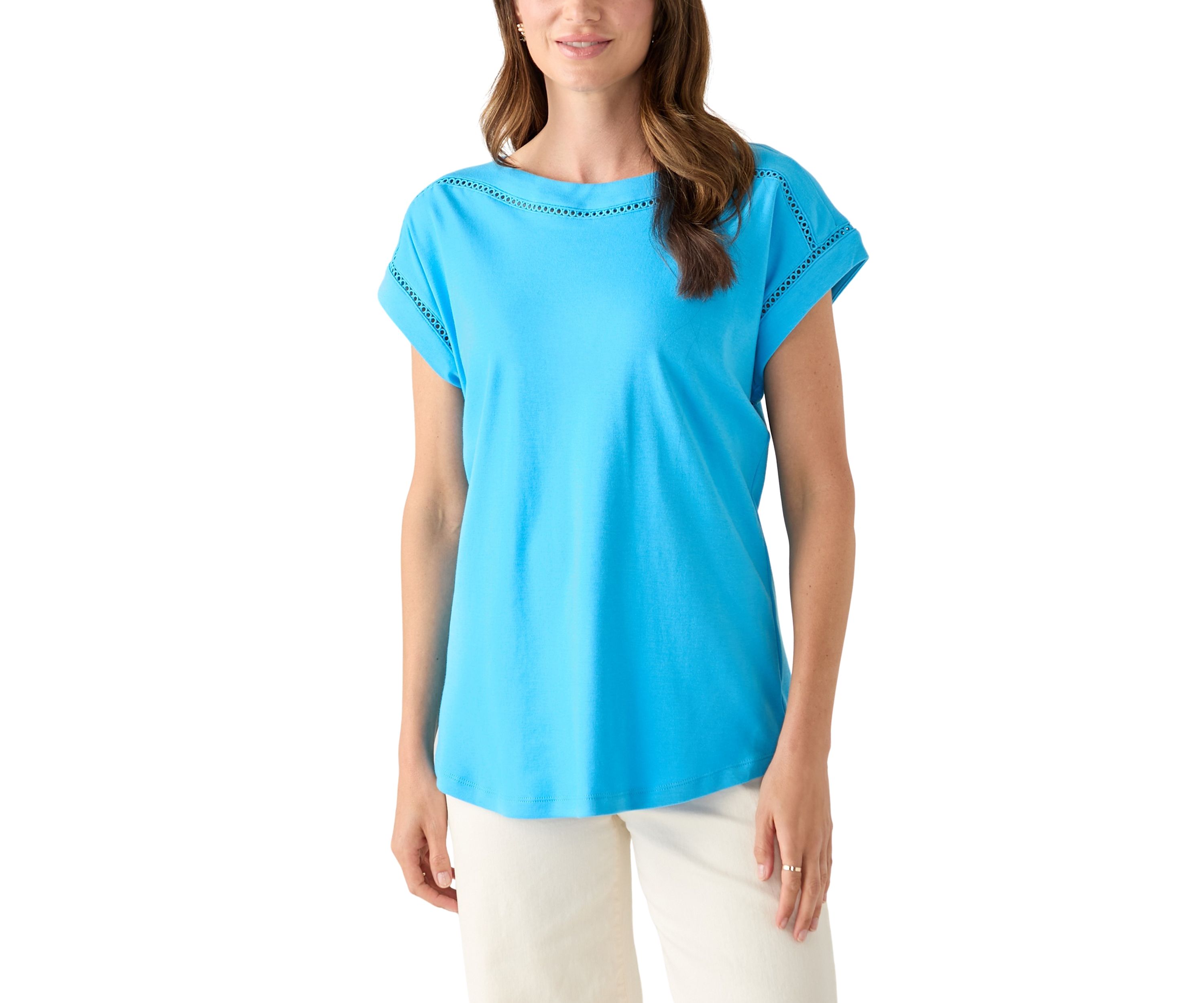 Womens Inset Trim T-Shirt