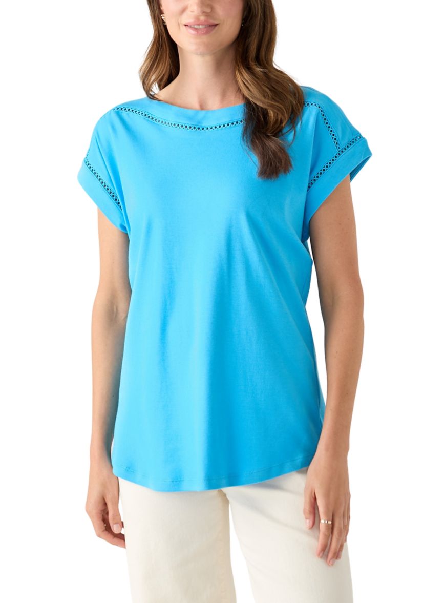 Womens Inset Trim T-Shirt