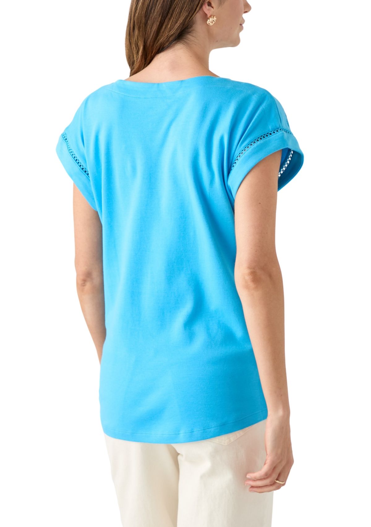 Womens Inset Trim T-Shirt
