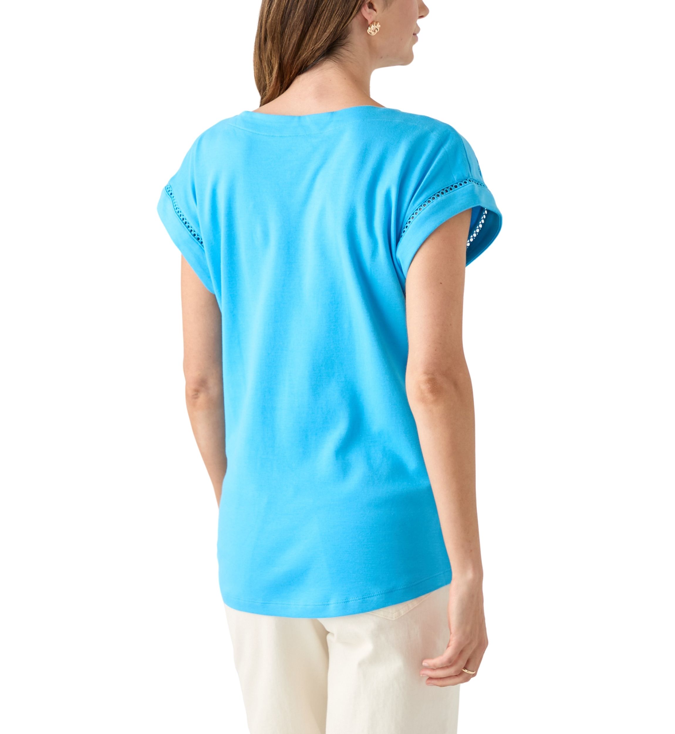 Womens Inset Trim T-Shirt