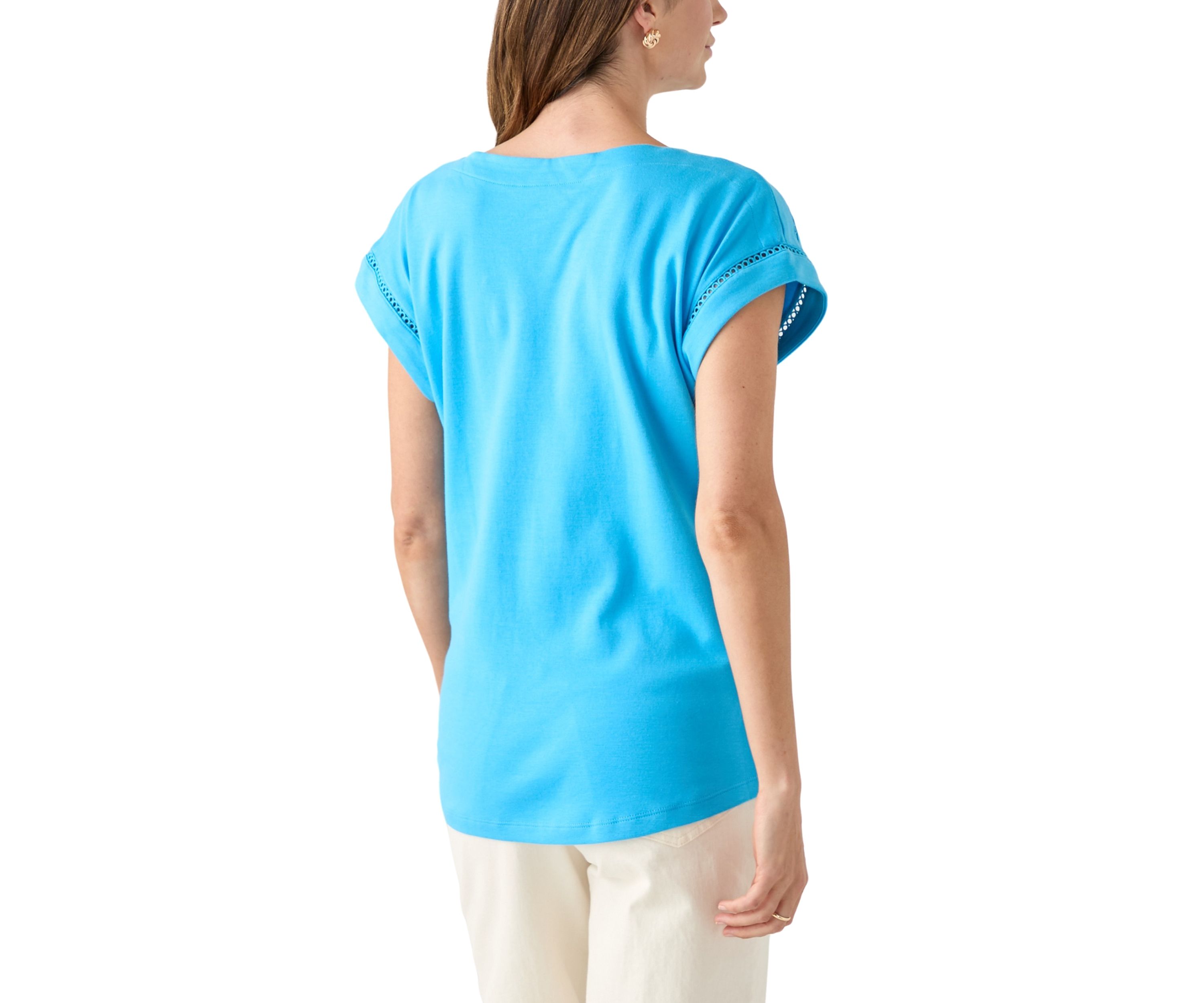 Womens Inset Trim T-Shirt