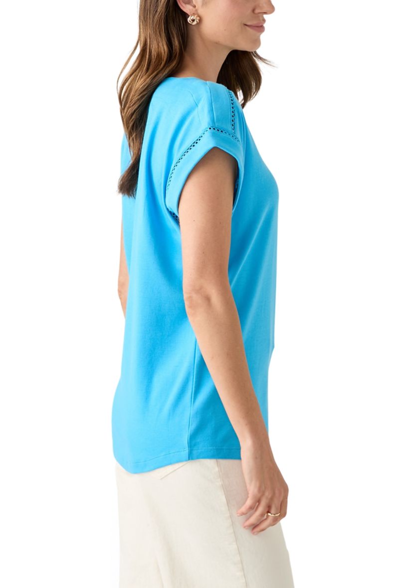 Womens Inset Trim T-Shirt