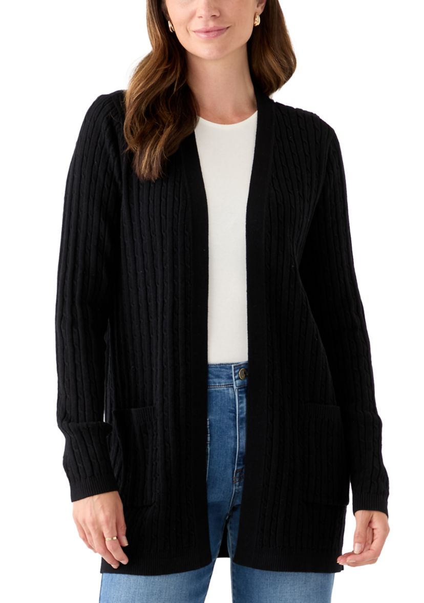 Womens Cable Knit Cardigan