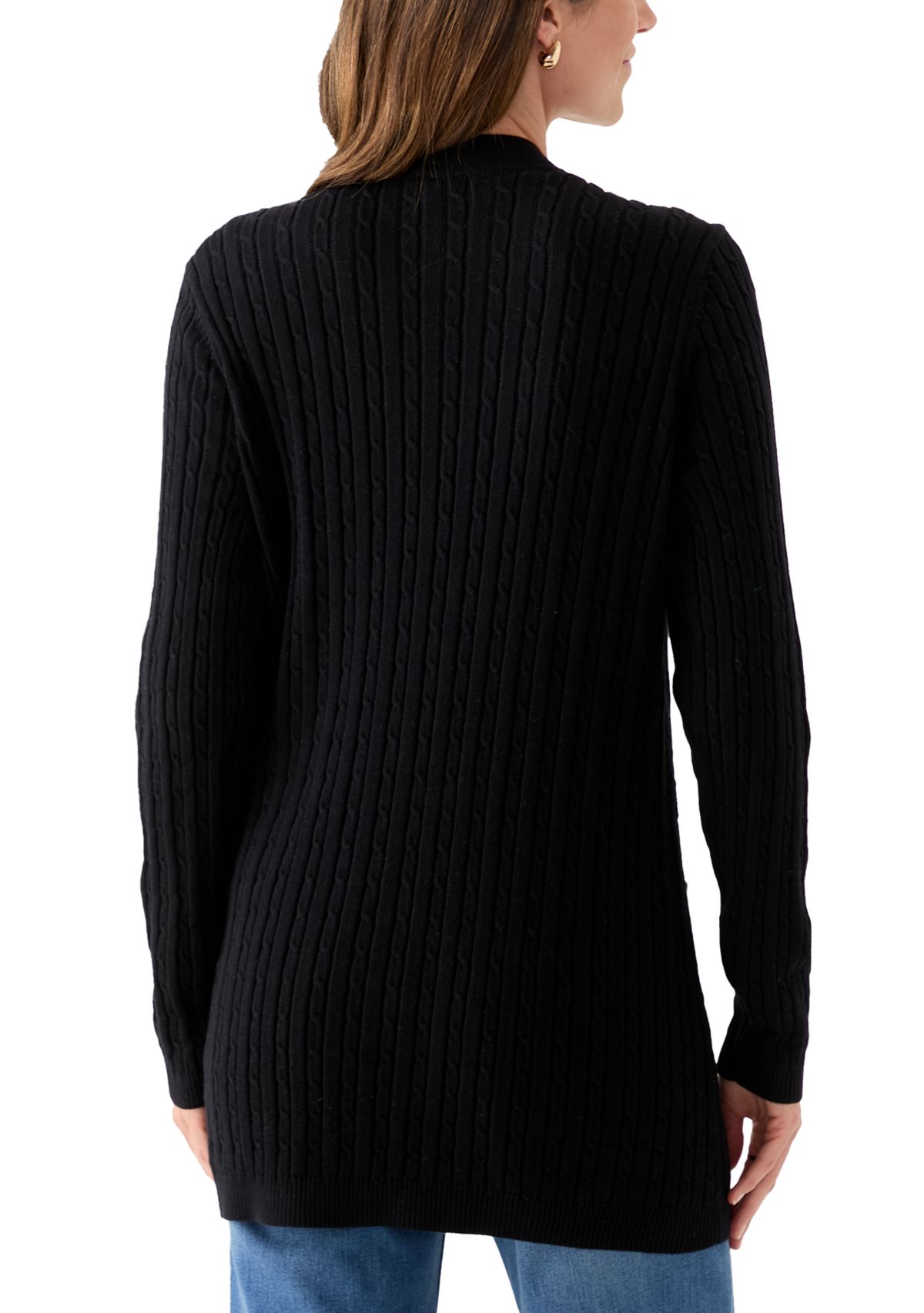 Womens Cable Knit Cardigan
