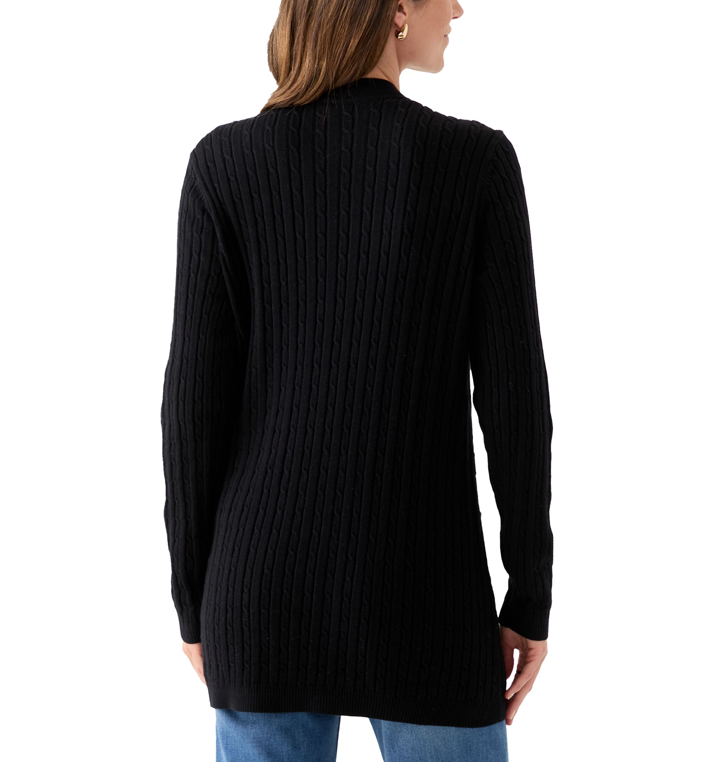 Womens Cable Knit Cardigan