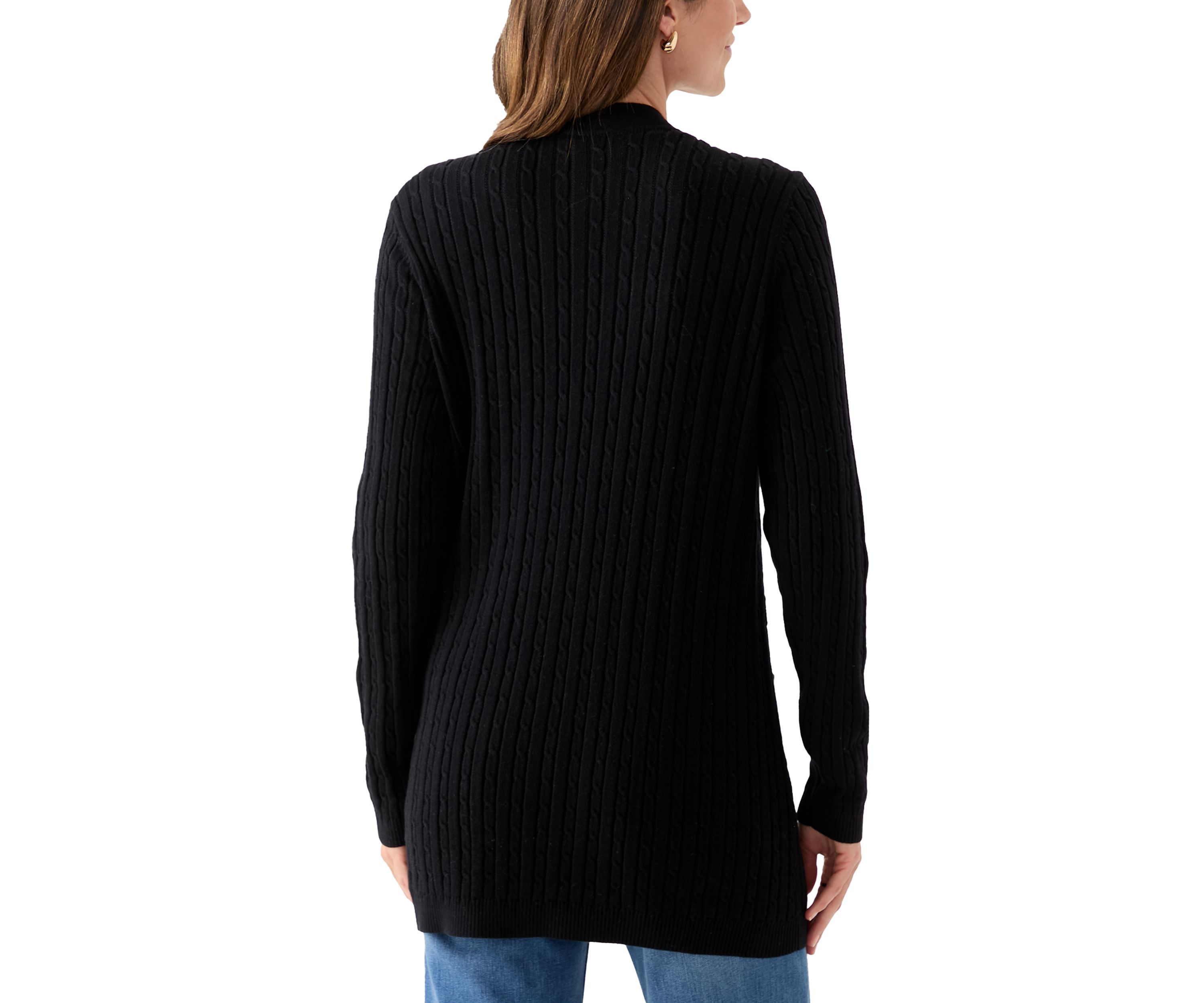 Womens Cable Knit Cardigan