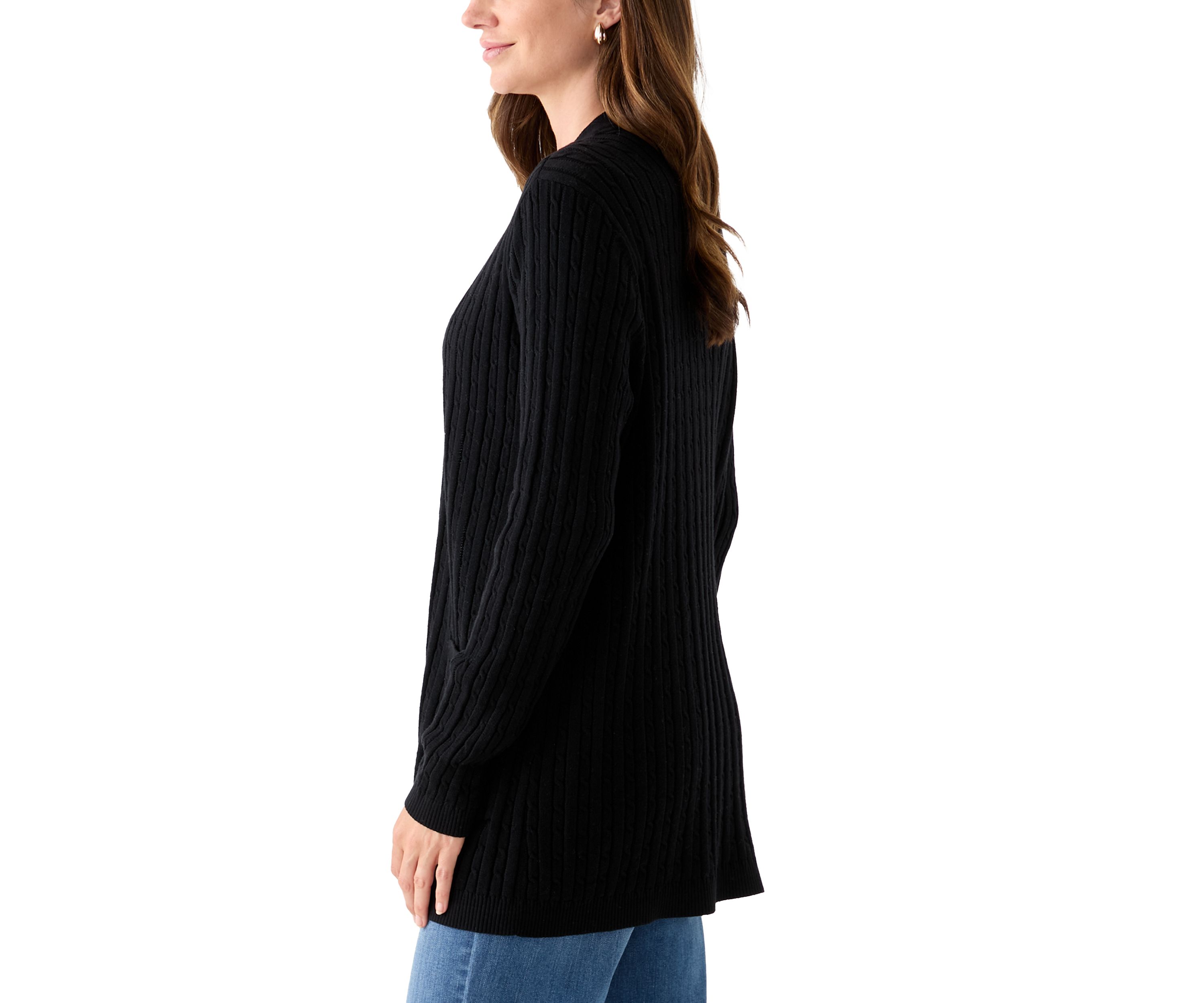 Womens Cable Knit Cardigan