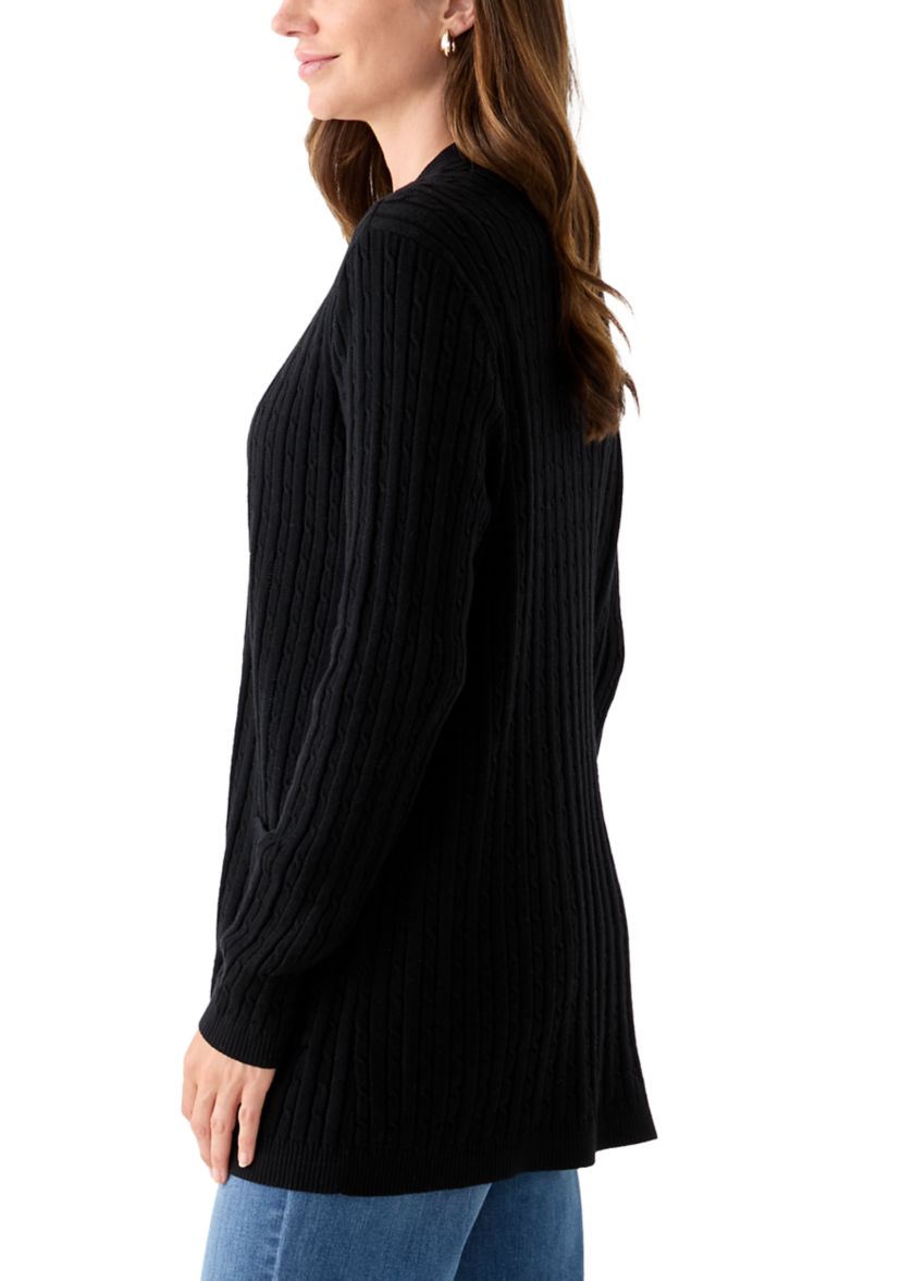 Womens Cable Knit Cardigan