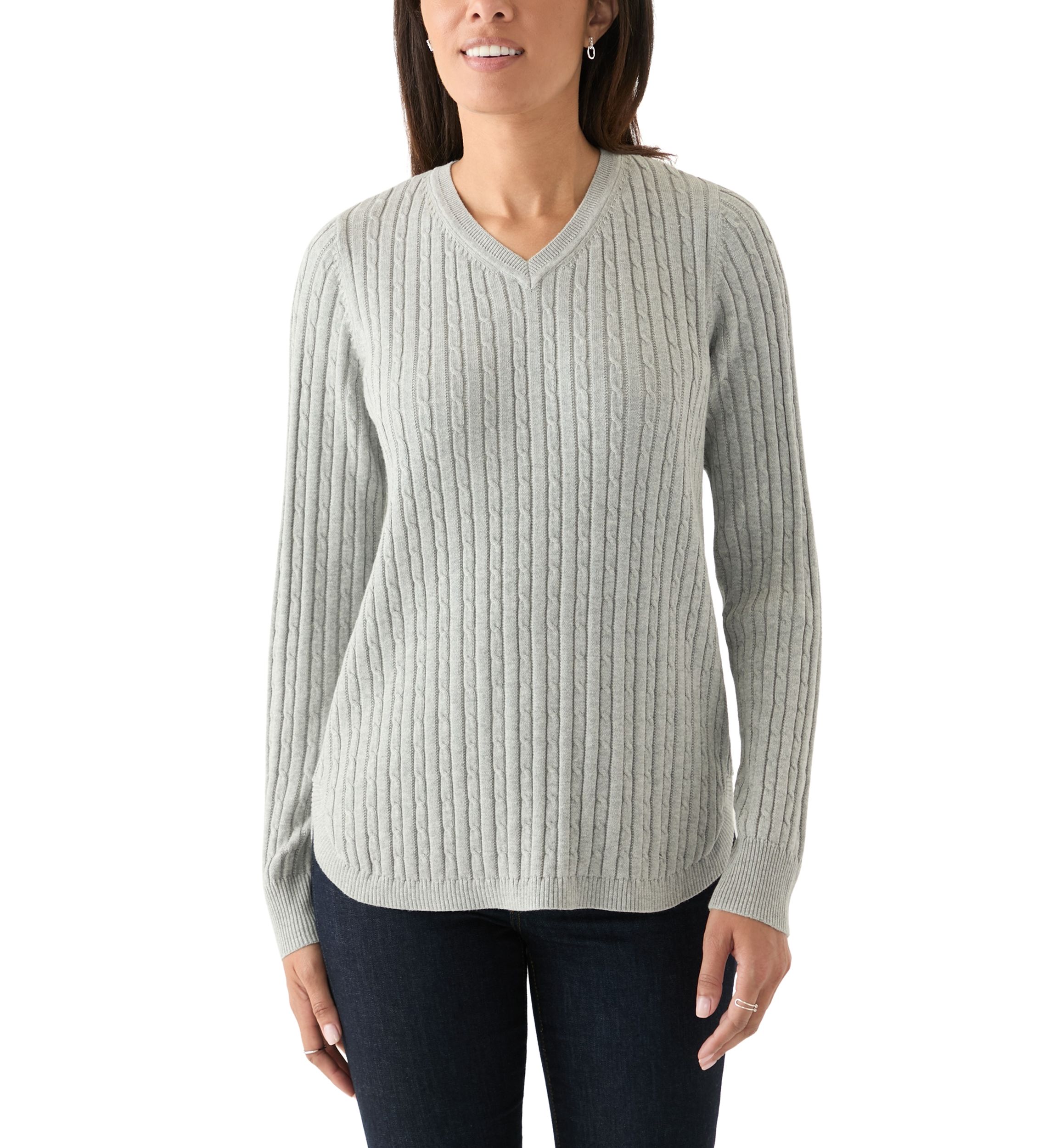Womens Cable Knit Sweater