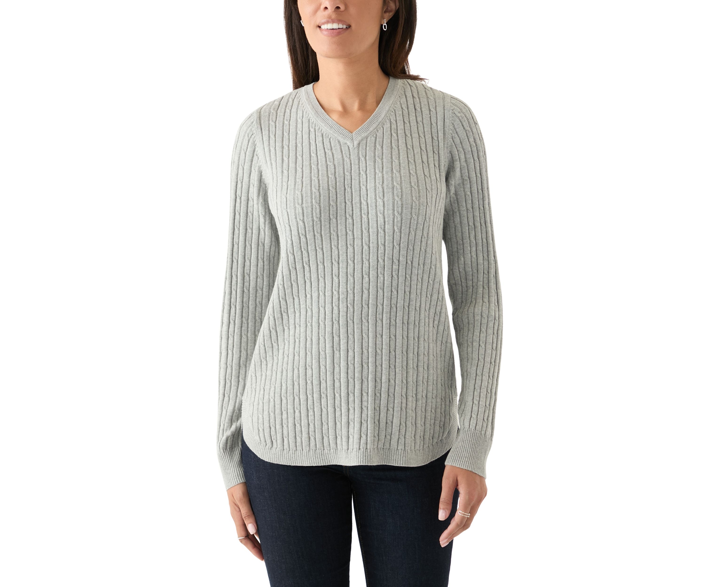 Womens Cable Knit Sweater