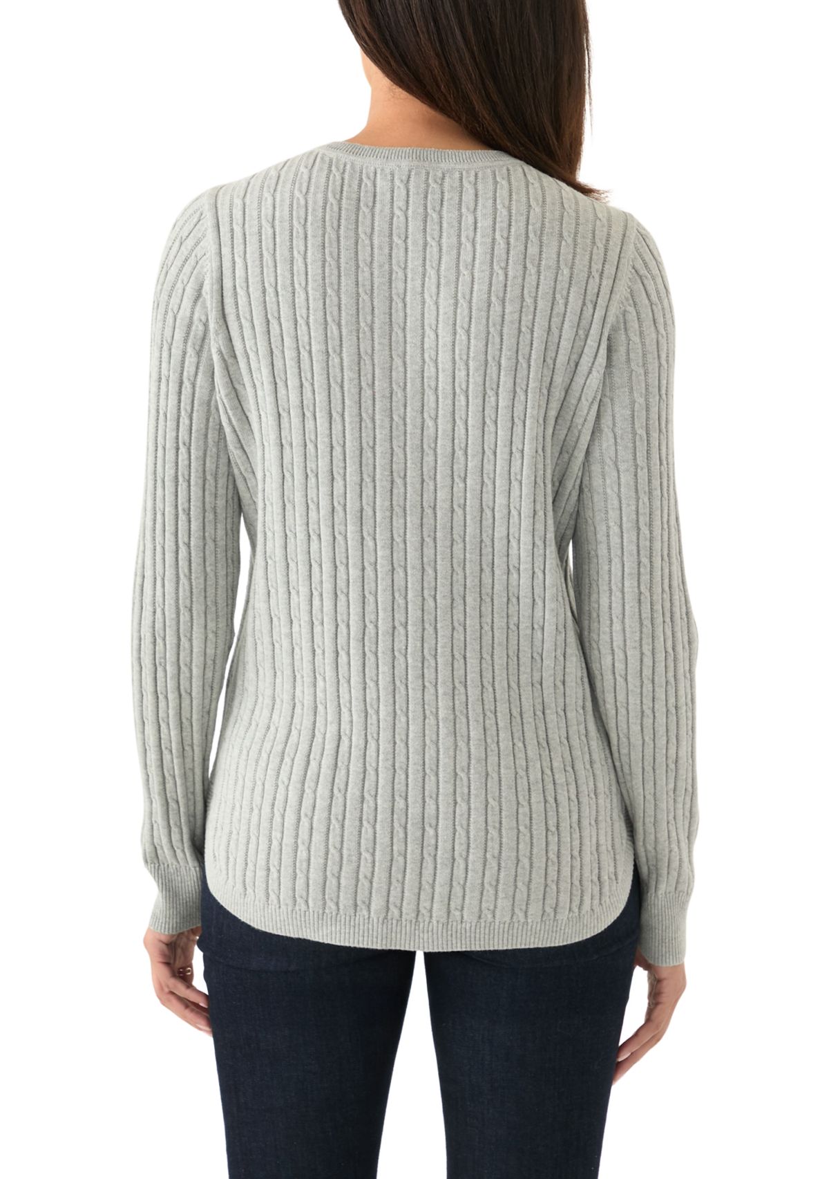 Womens Cable Knit Sweater